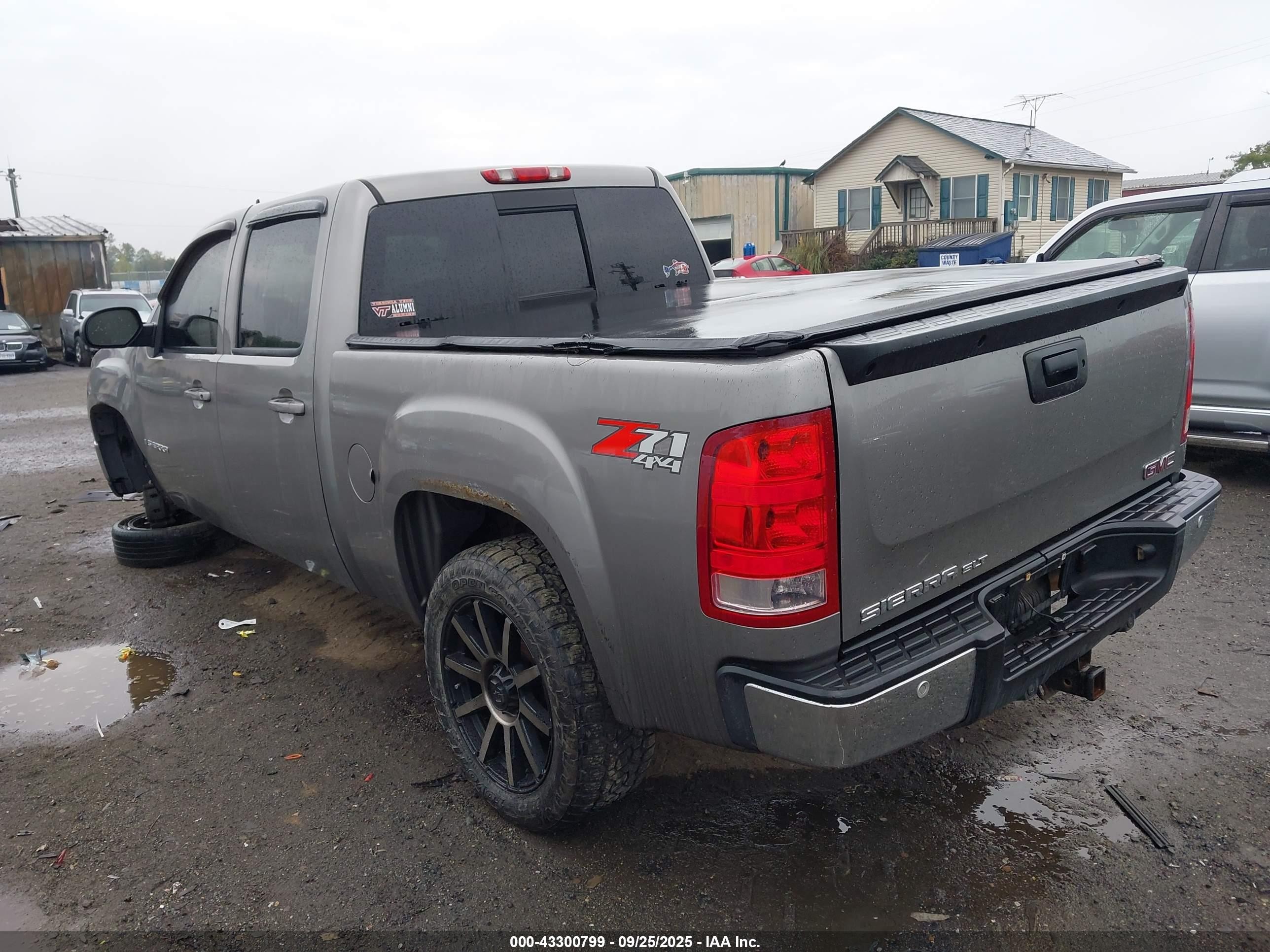 2007 Gmc Sierra 1500 Slt Gray vin: 2GTEK13M171533753