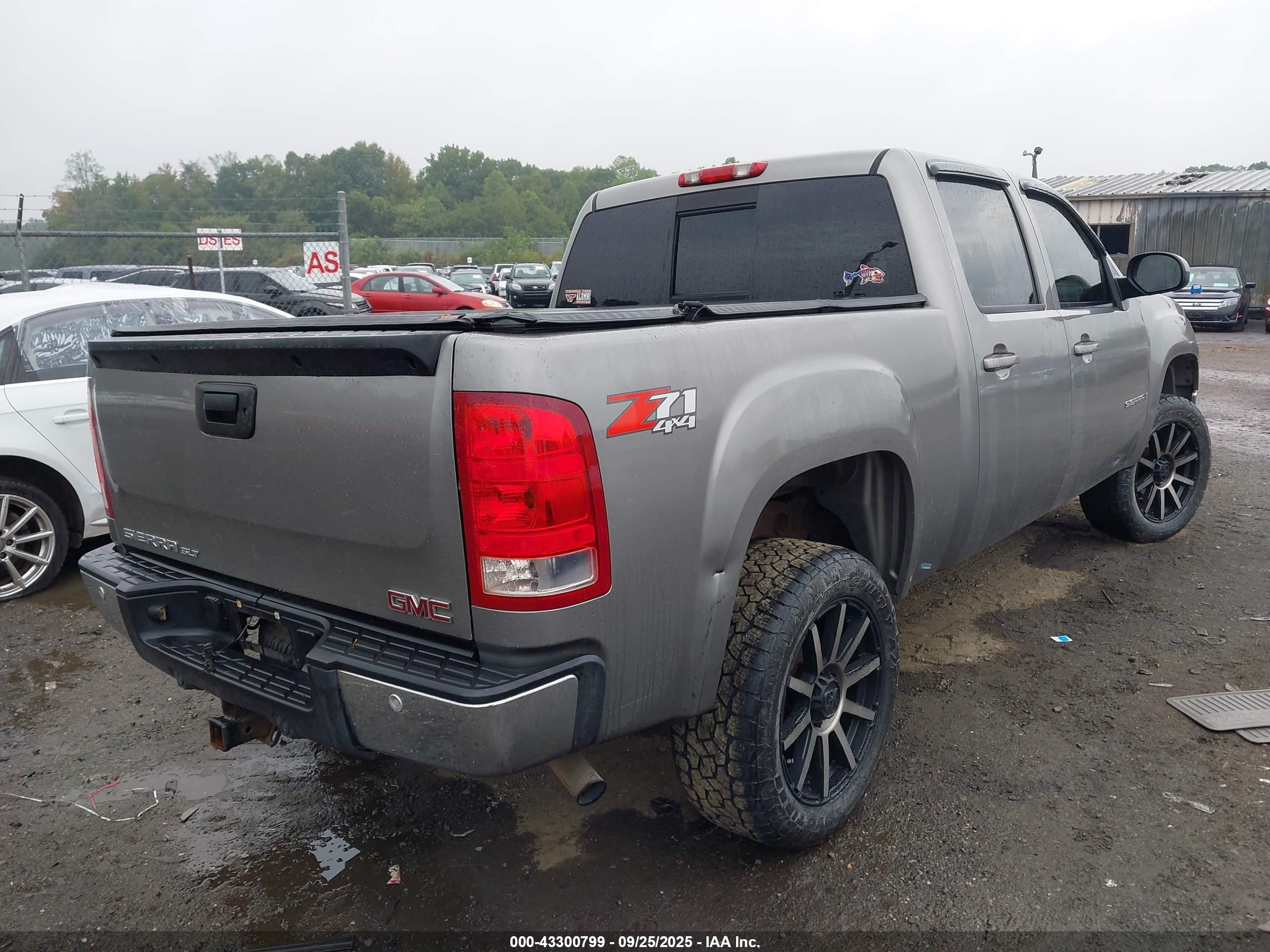 2007 Gmc Sierra 1500 Slt Gray vin: 2GTEK13M171533753
