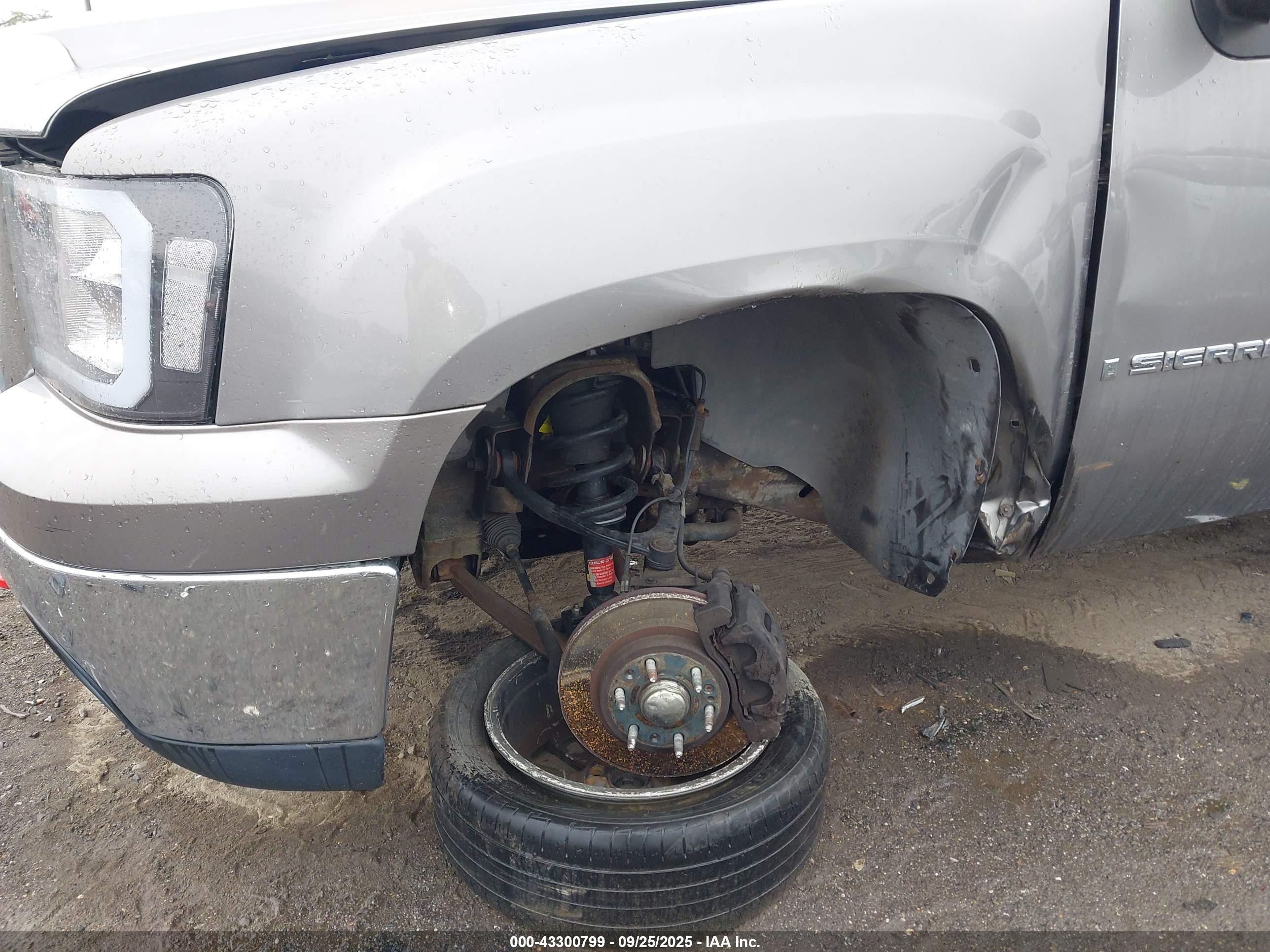 2007 Gmc Sierra 1500 Slt Gray vin: 2GTEK13M171533753