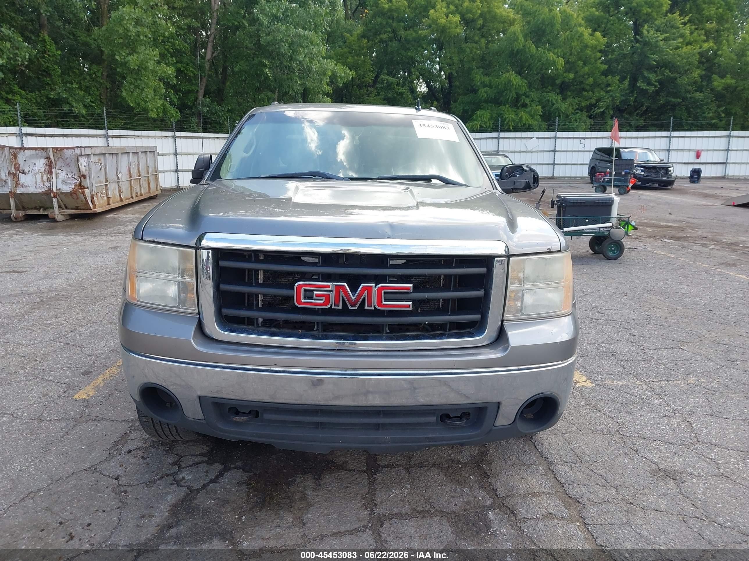 2008 Gmc Sierra 1500 Sle1/sle2/slt/work Truck Gray vin: 2GTEK13M181140059