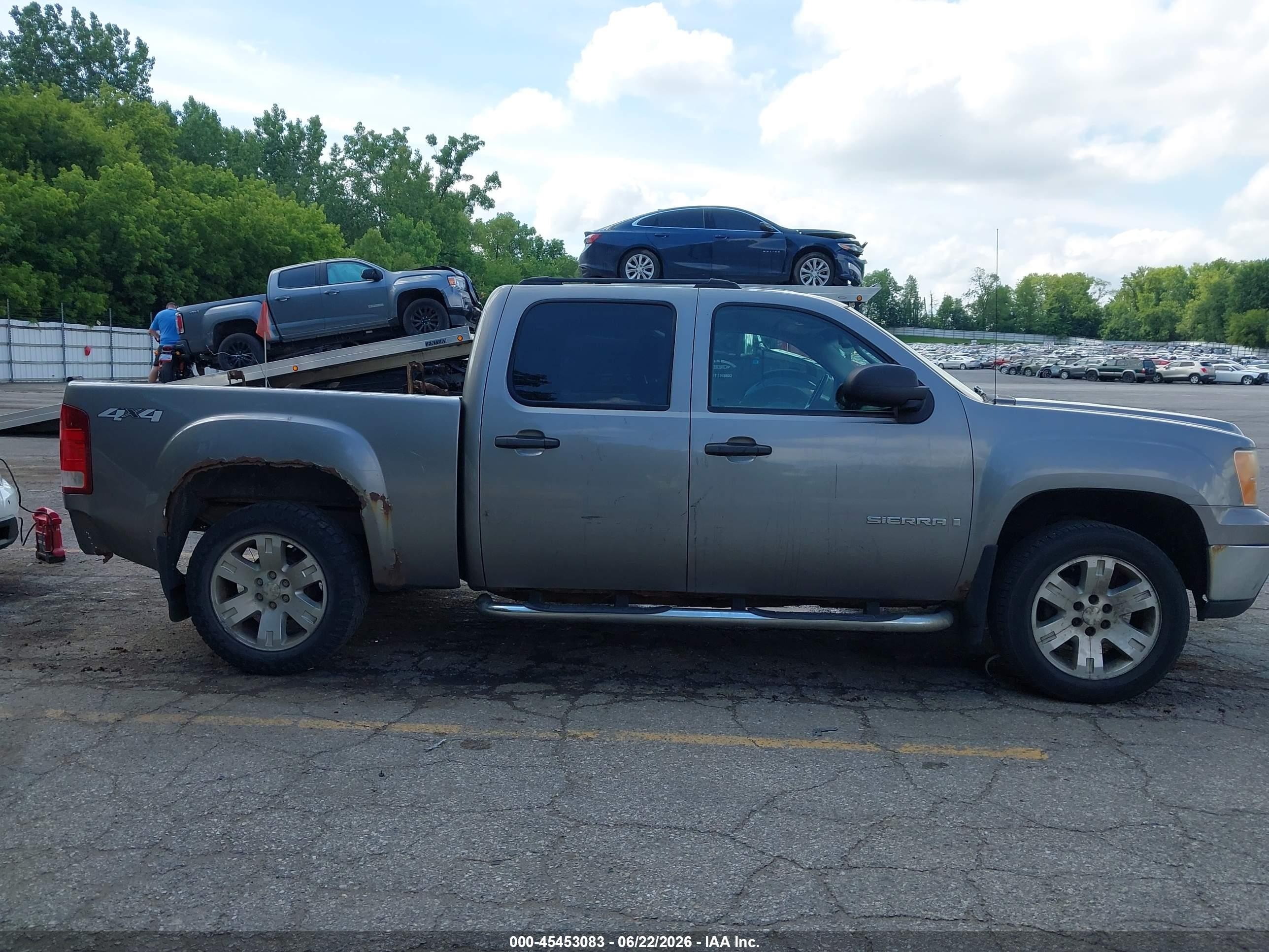 2008 Gmc Sierra 1500 Sle1/sle2/slt/work Truck Gray vin: 2GTEK13M181140059