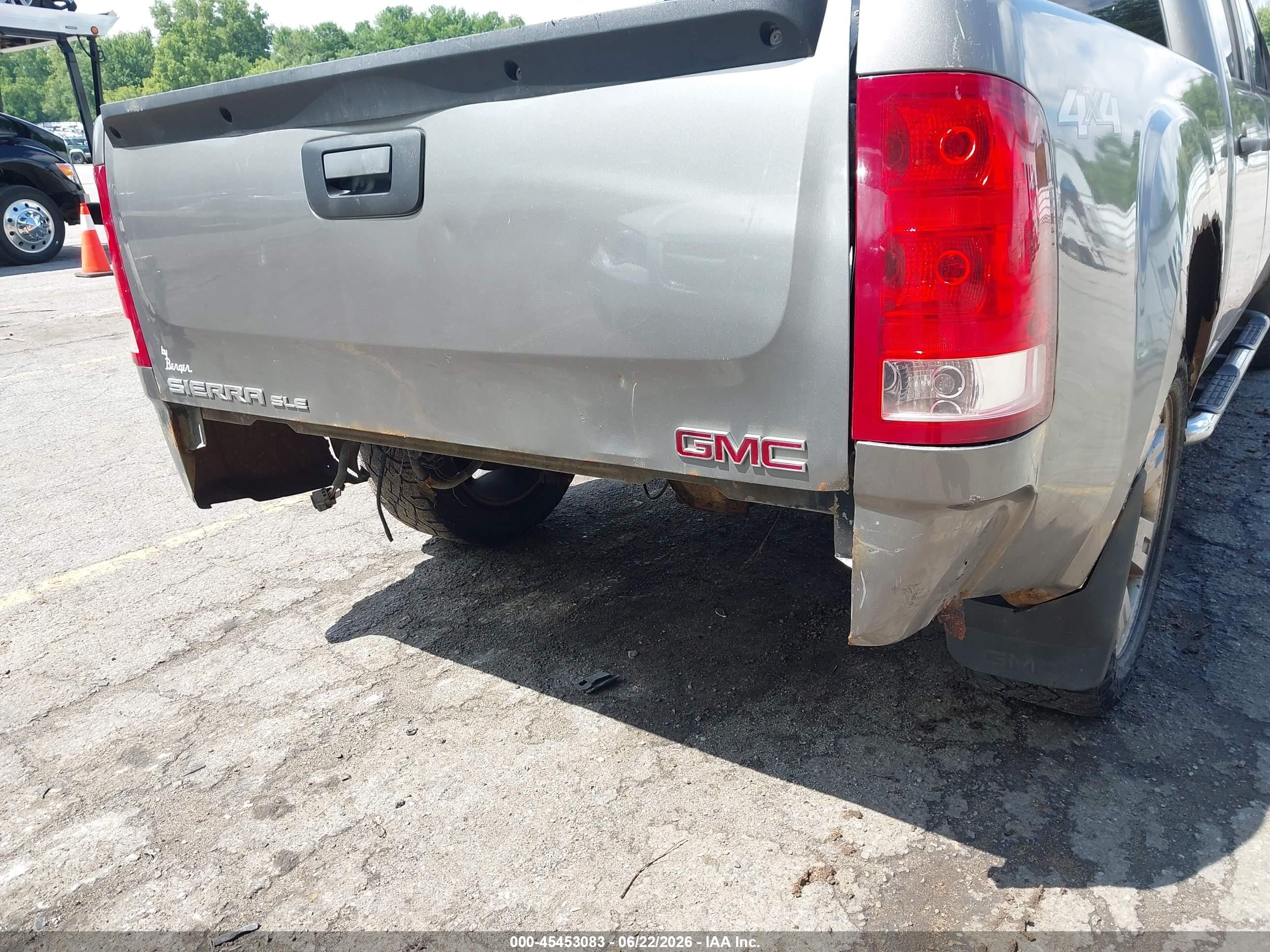 2008 Gmc Sierra 1500 Sle1/sle2/slt/work Truck Gray vin: 2GTEK13M181140059