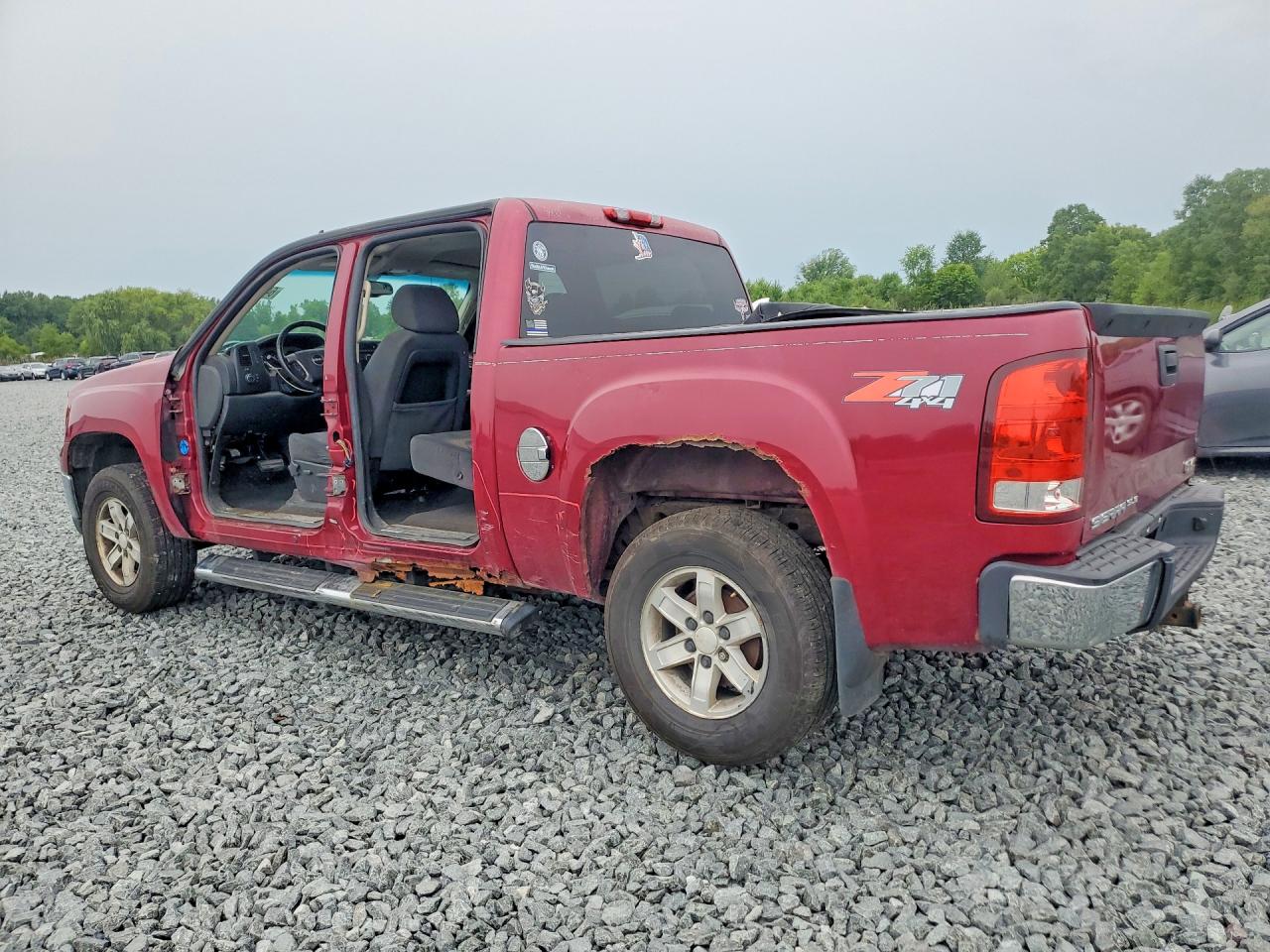 2007 Gmc New Sierra K1500 Burgundy vin: 2GTEK13M371649195
