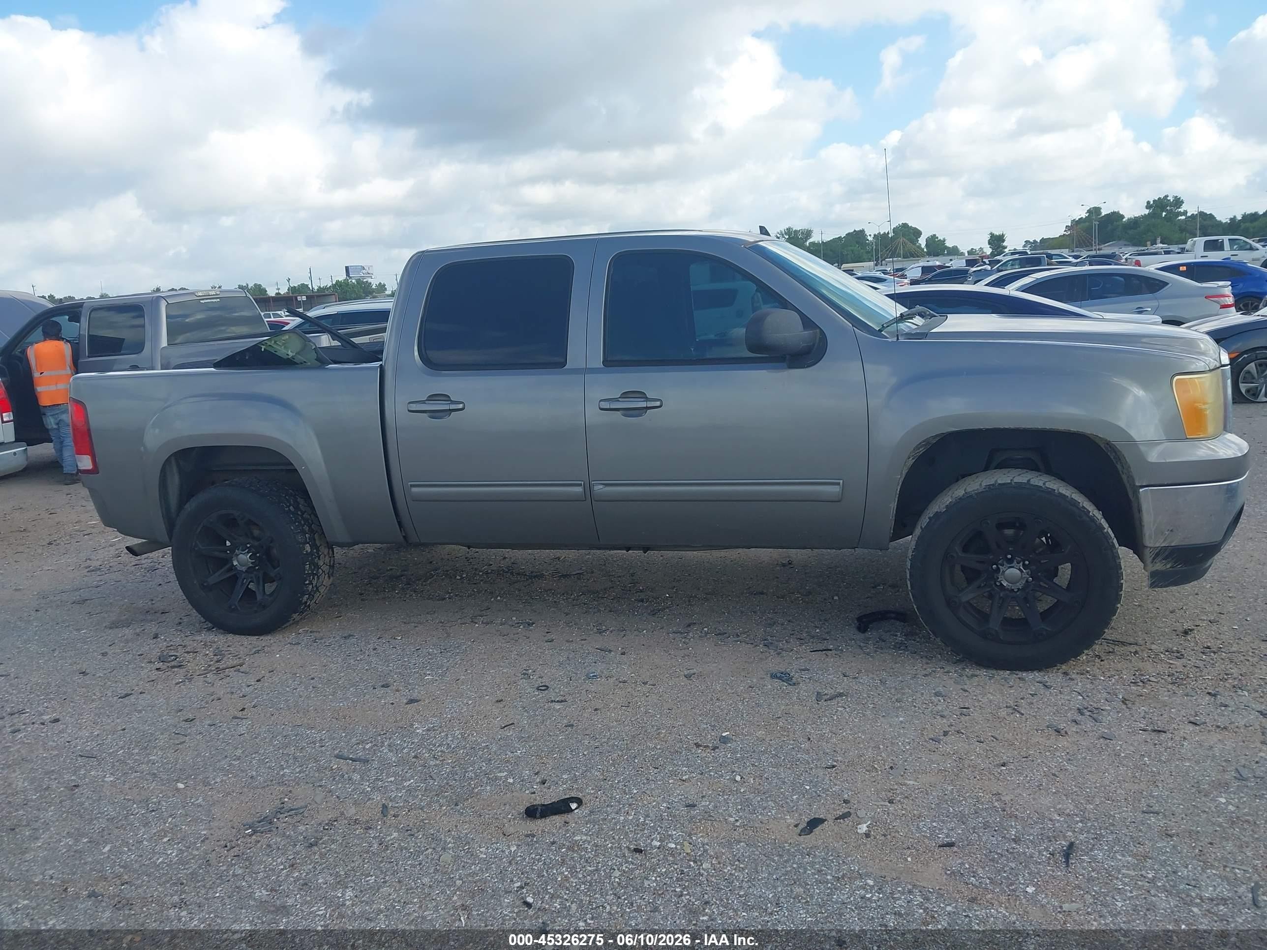 2008 Gmc Sierra 1500 Sle1 Gray vin: 2GTEK13M381145134