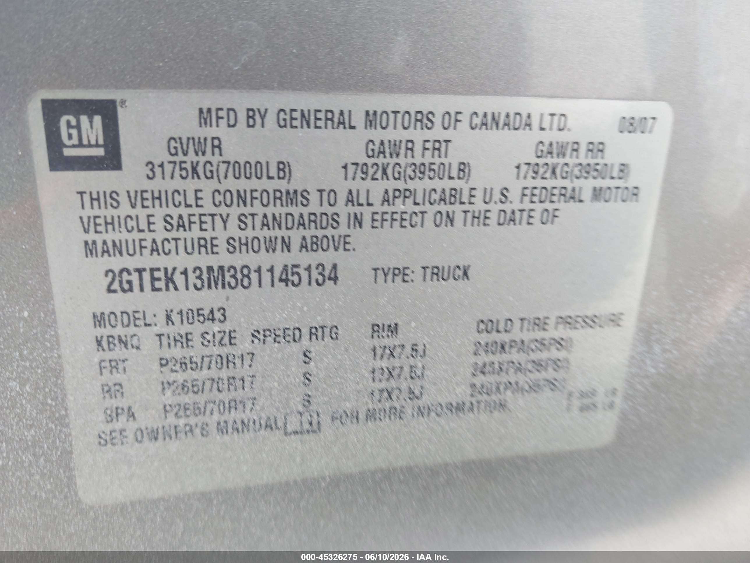 2008 Gmc Sierra 1500 Sle1 Gray vin: 2GTEK13M381145134