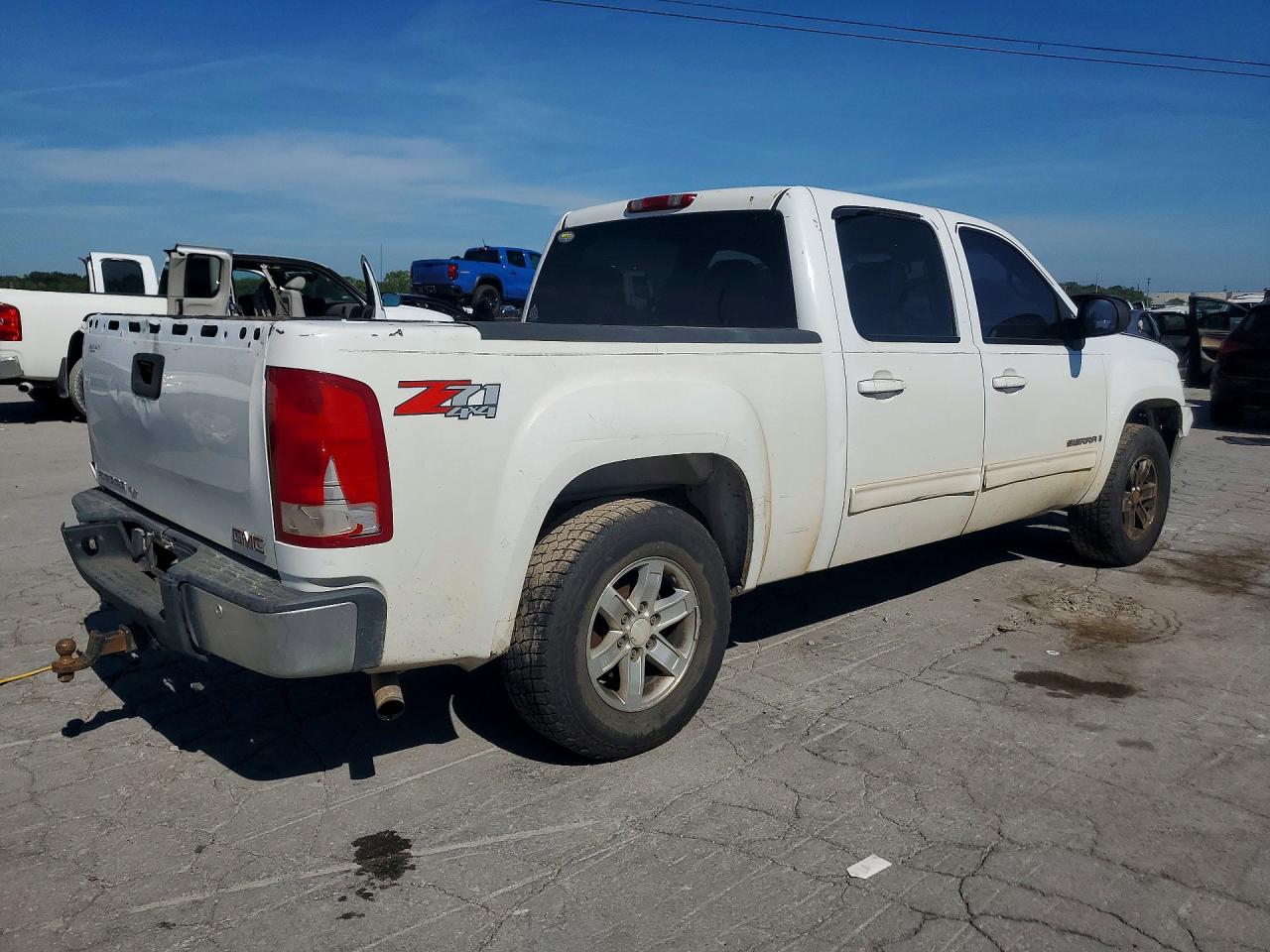 2007 Gmc New Sierra K1500 Белый vin: 2GTEK13M471521080