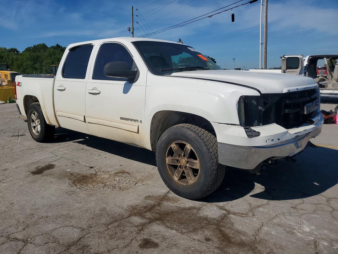 2007 Gmc New Sierra K1500 Белый vin: 2GTEK13M471521080
