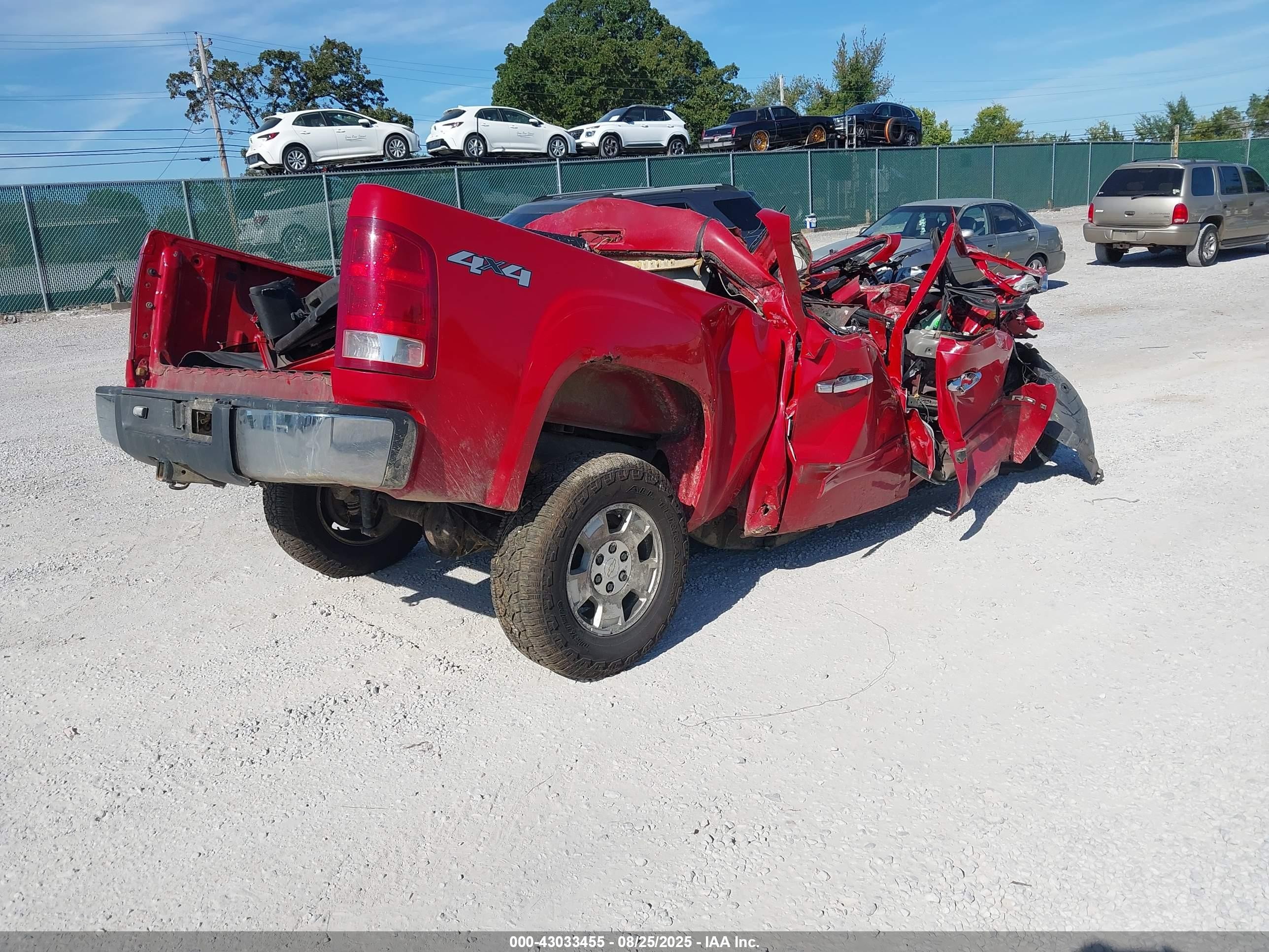 2007 Gmc Sierra 1500 Sle1 Красный vin: 2GTEK13M471542169