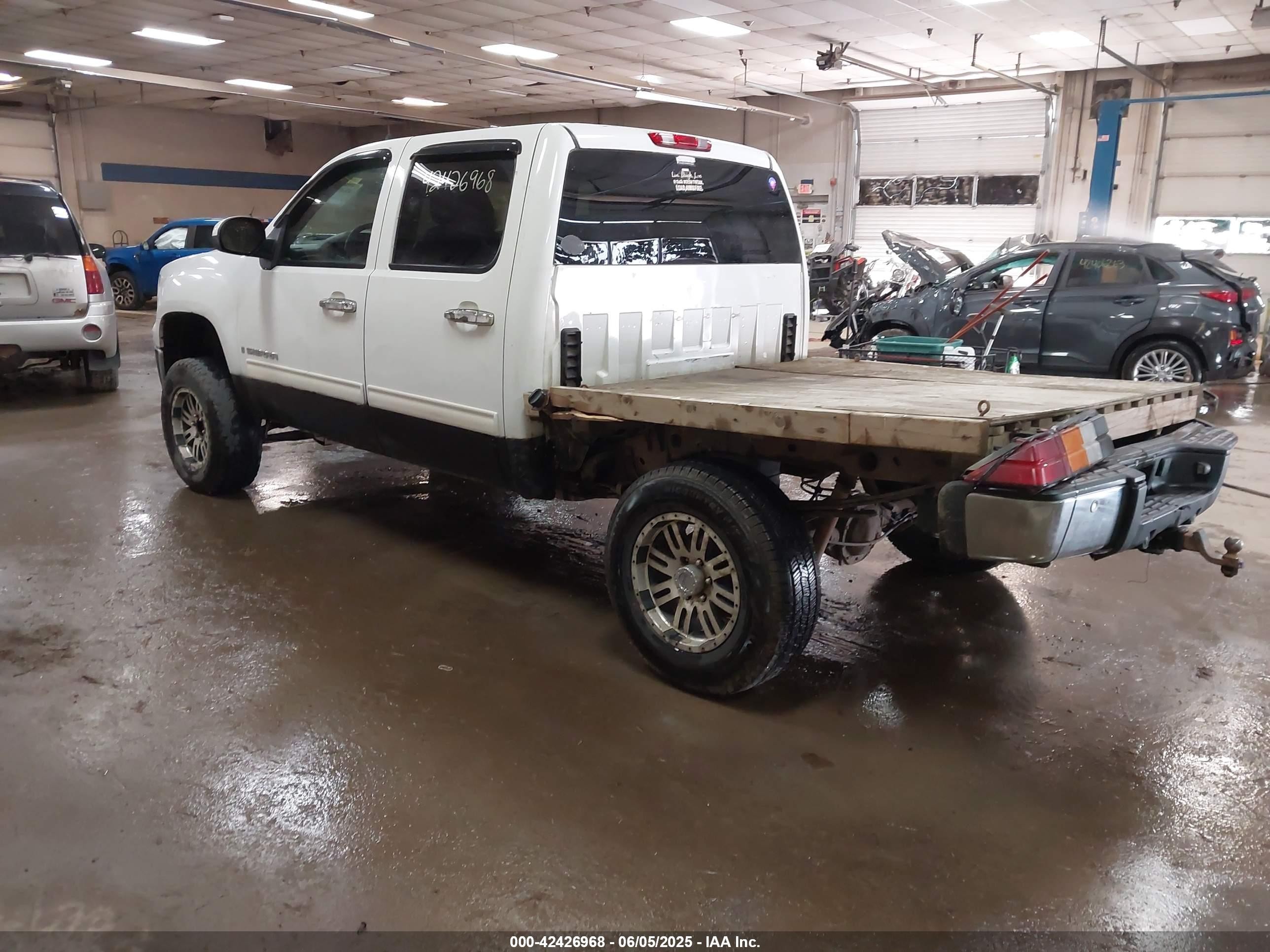2007 Gmc Sierra 1500 Slt White vin: 2GTEK13M471656978