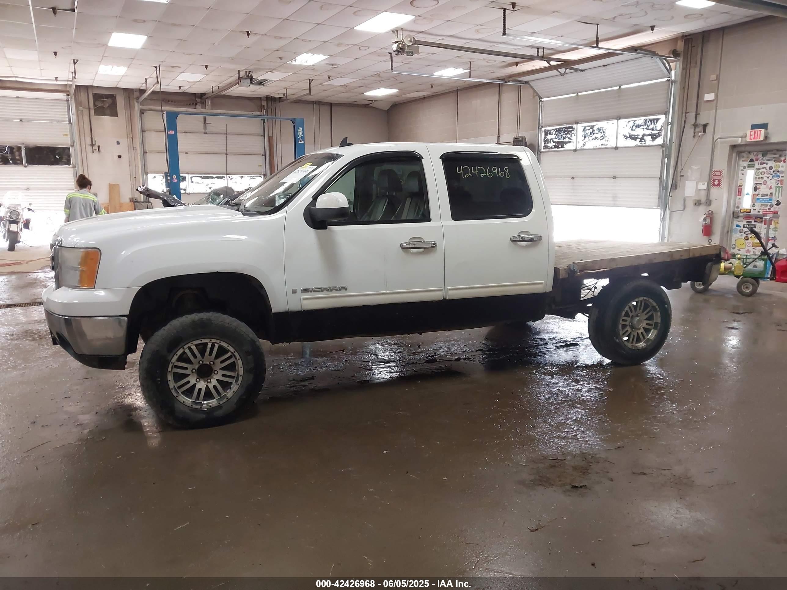 2007 Gmc Sierra 1500 Slt White vin: 2GTEK13M471656978