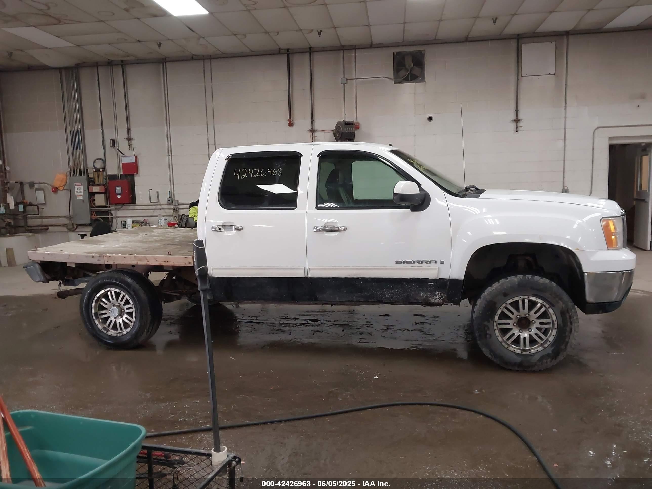 2007 Gmc Sierra 1500 Slt White vin: 2GTEK13M471656978