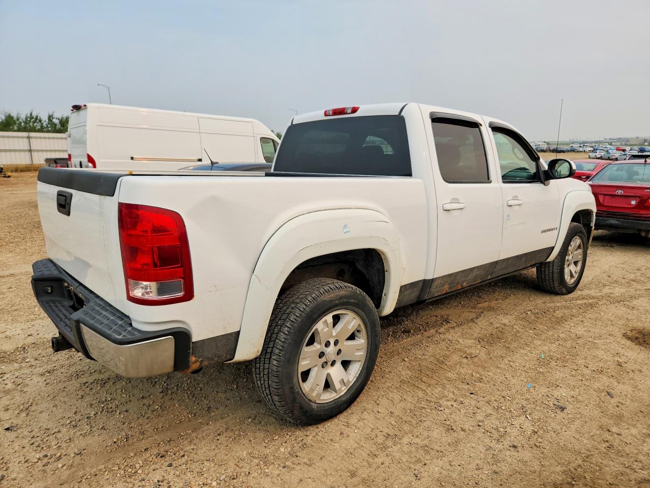 2007 Gmc New Sierra K1500 White vin: 2GTEK13M571513344