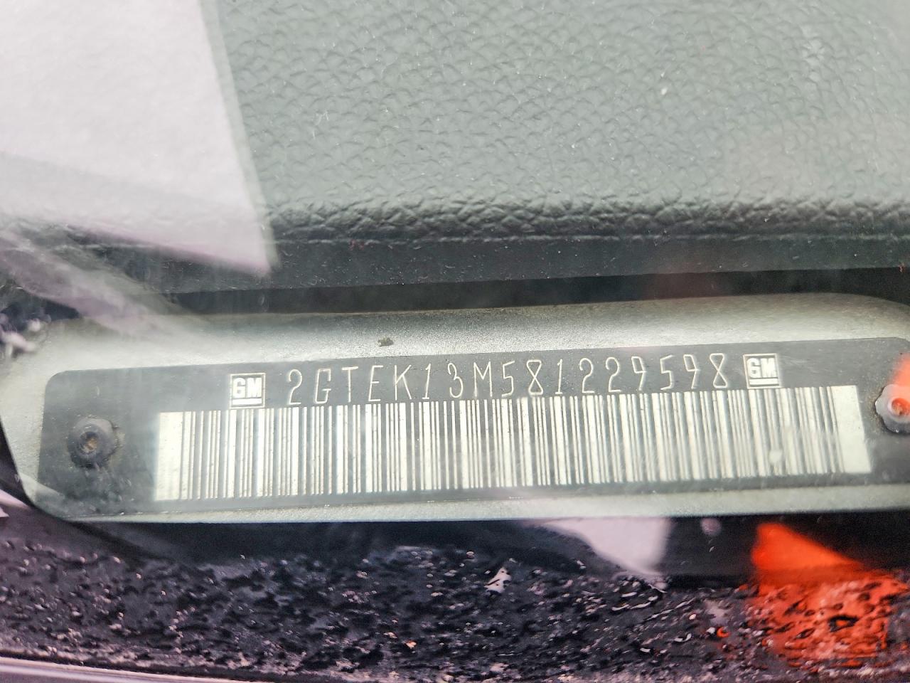 2008 Gmc Sierra K1500 Gray vin: 2GTEK13M581229598