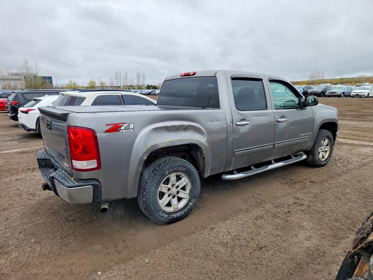 2008 Gmc Sierra K1500 Gray vin: 2GTEK13M581229598