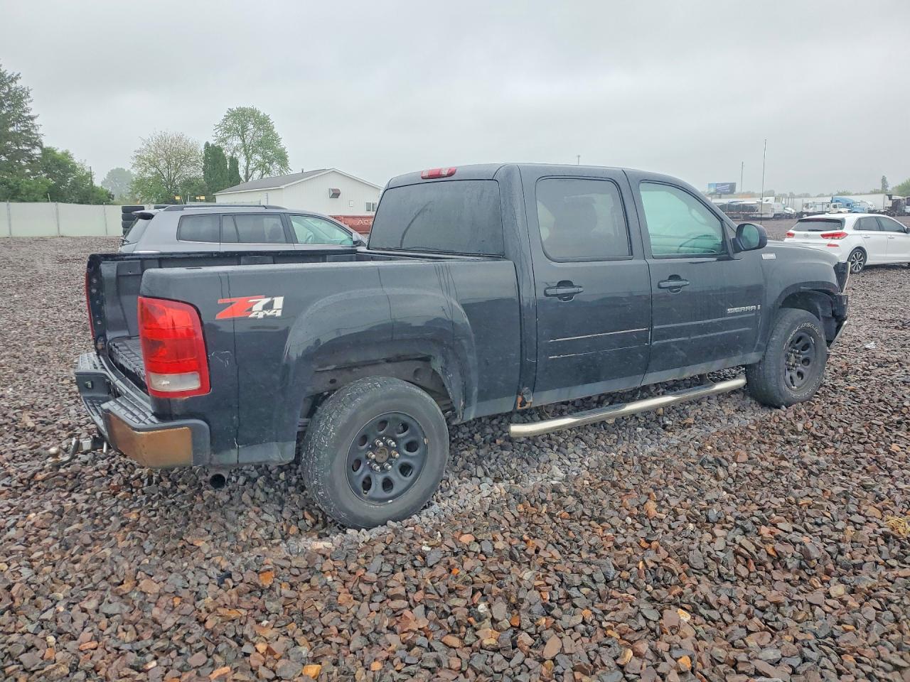 2008 Gmc Sierra K1500 Black vin: 2GTEK13M681235894