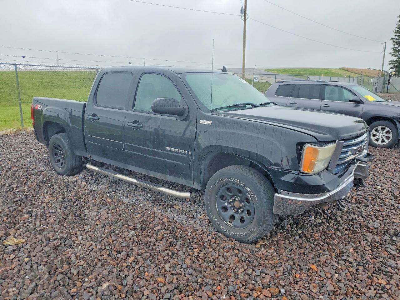 2008 Gmc Sierra K1500 Black vin: 2GTEK13M681235894