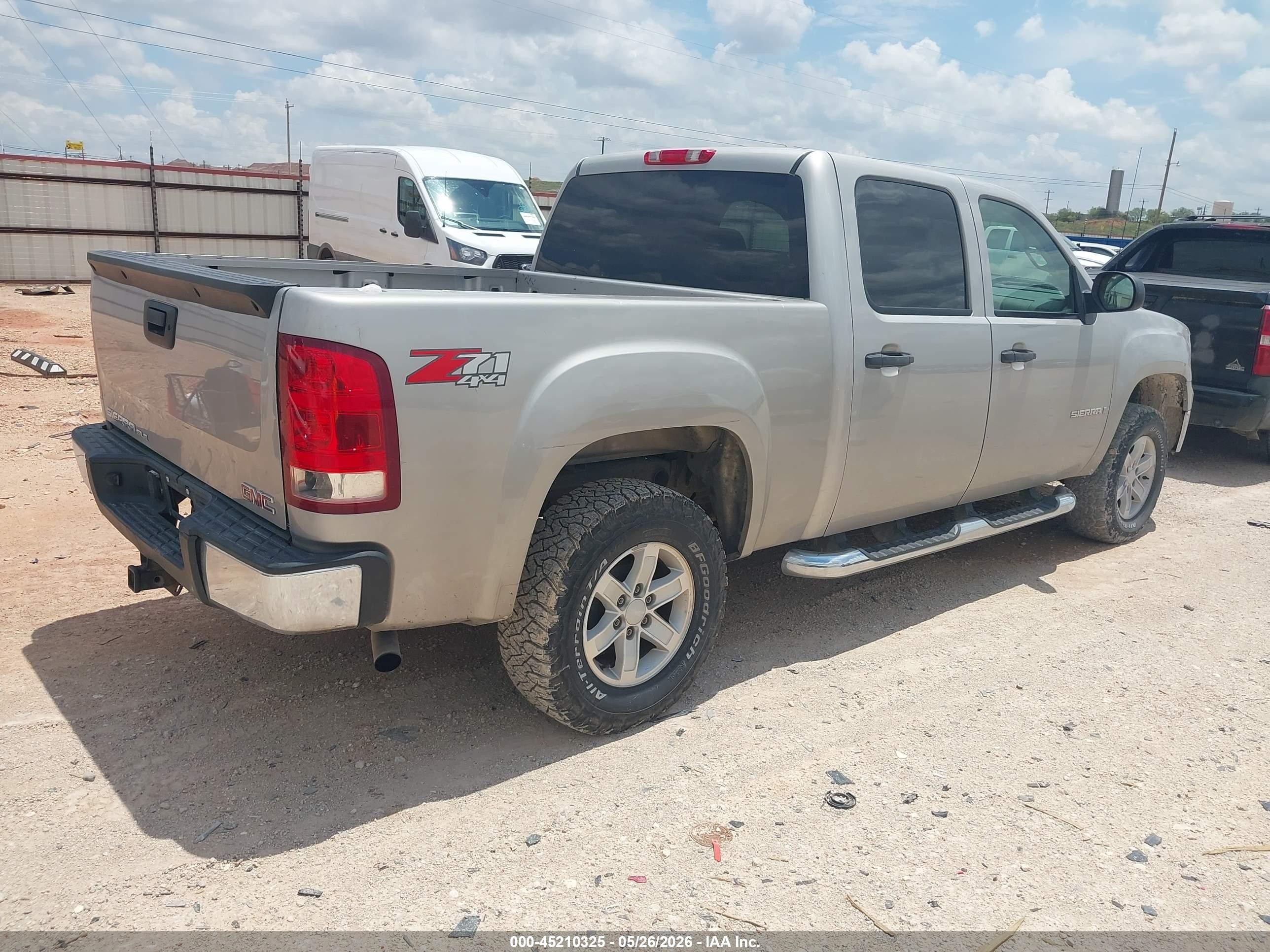 2007 Gmc Sierra 1500 Sle1 Silver vin: 2GTEK13M771565767