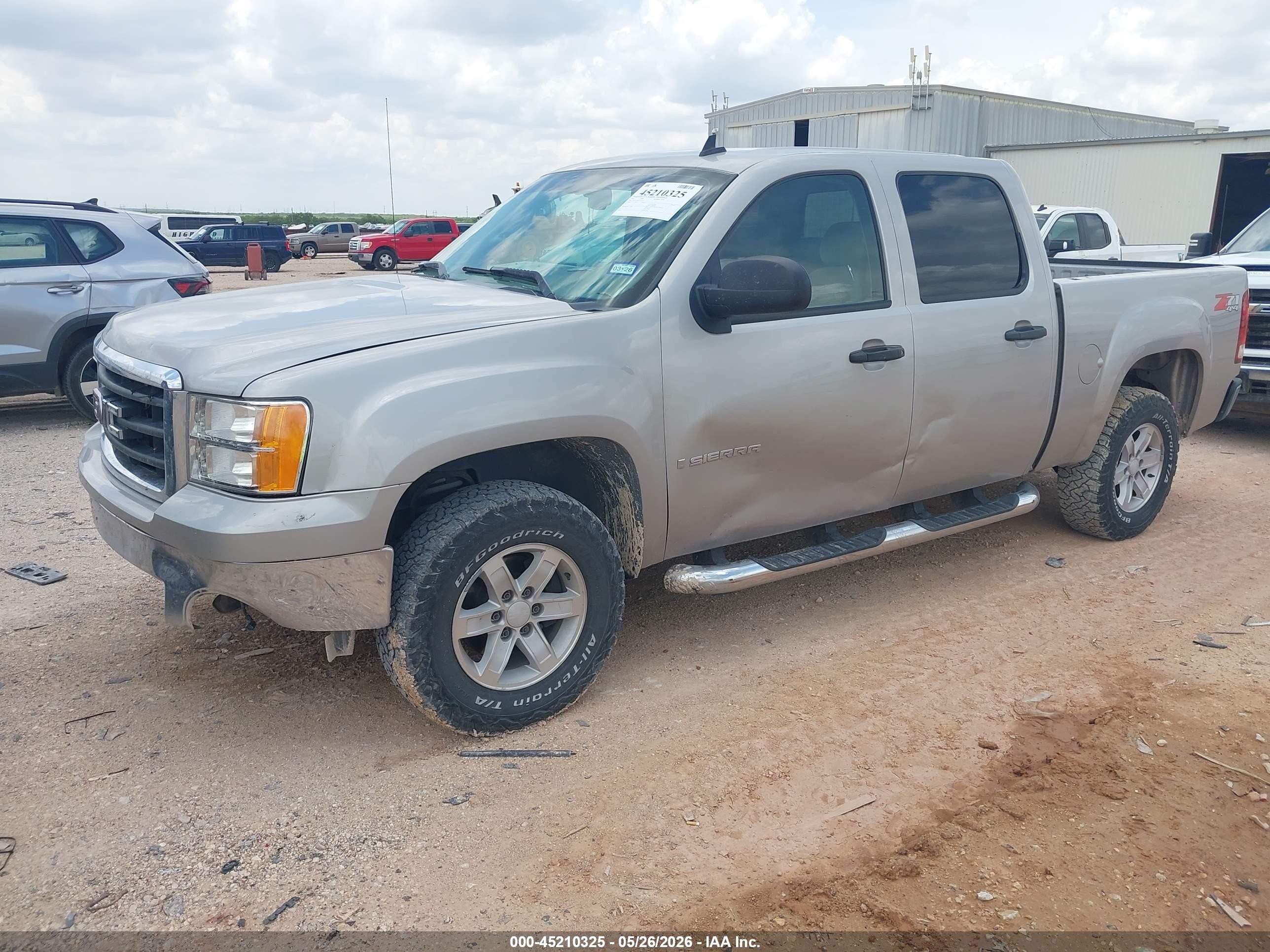 2007 Gmc Sierra 1500 Sle1 Silver vin: 2GTEK13M771565767