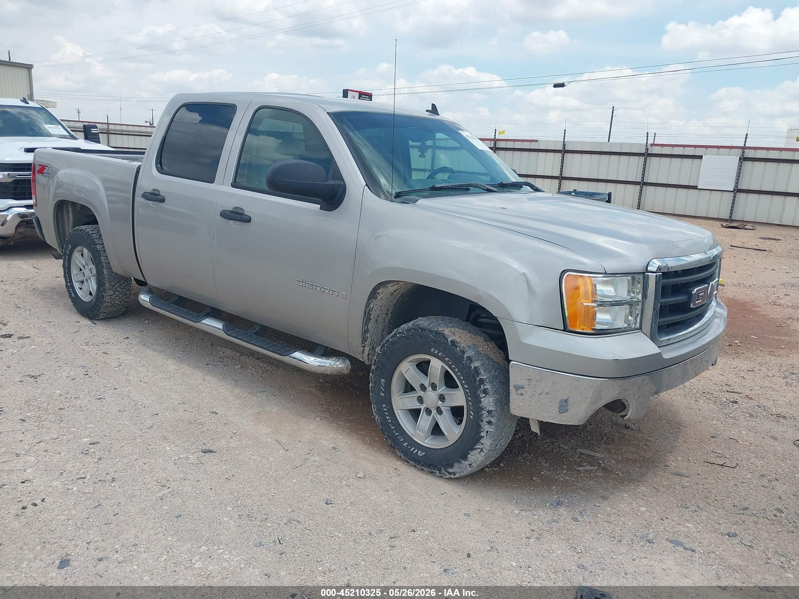 2007 Gmc Sierra 1500 Sle1 Silver vin: 2GTEK13M771565767