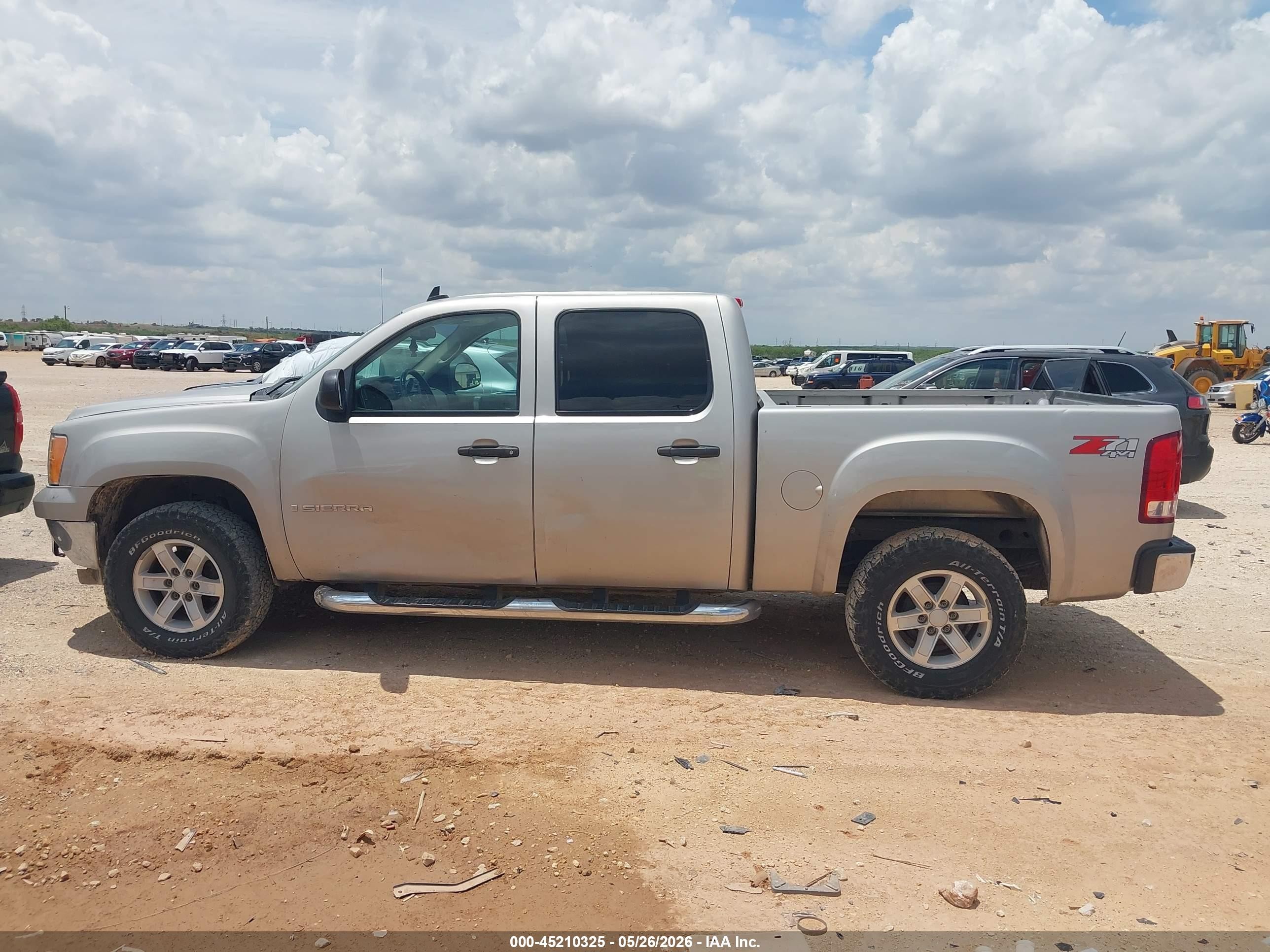 2007 Gmc Sierra 1500 Sle1 Silver vin: 2GTEK13M771565767