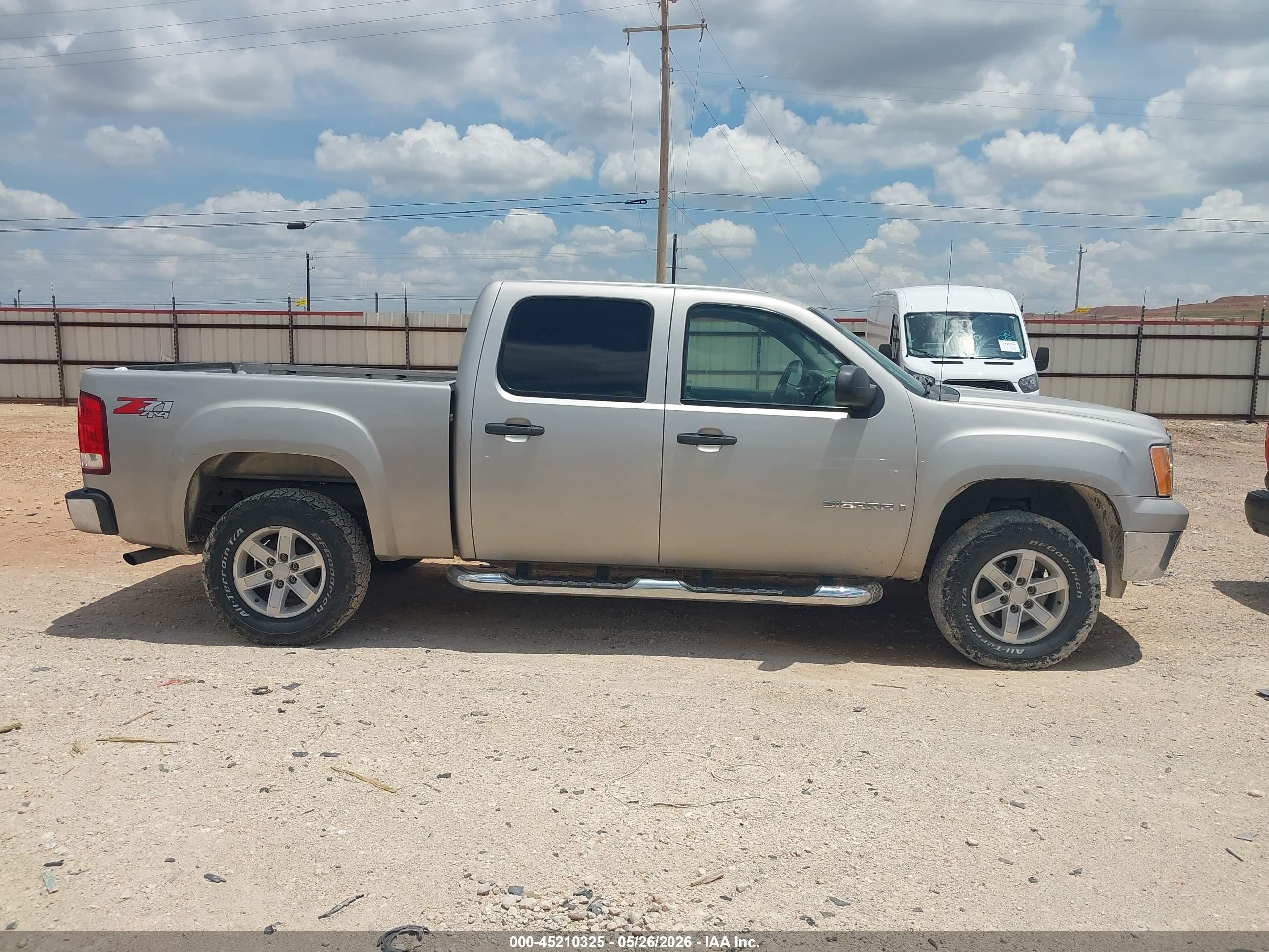2007 Gmc Sierra 1500 Sle1 Silver vin: 2GTEK13M771565767