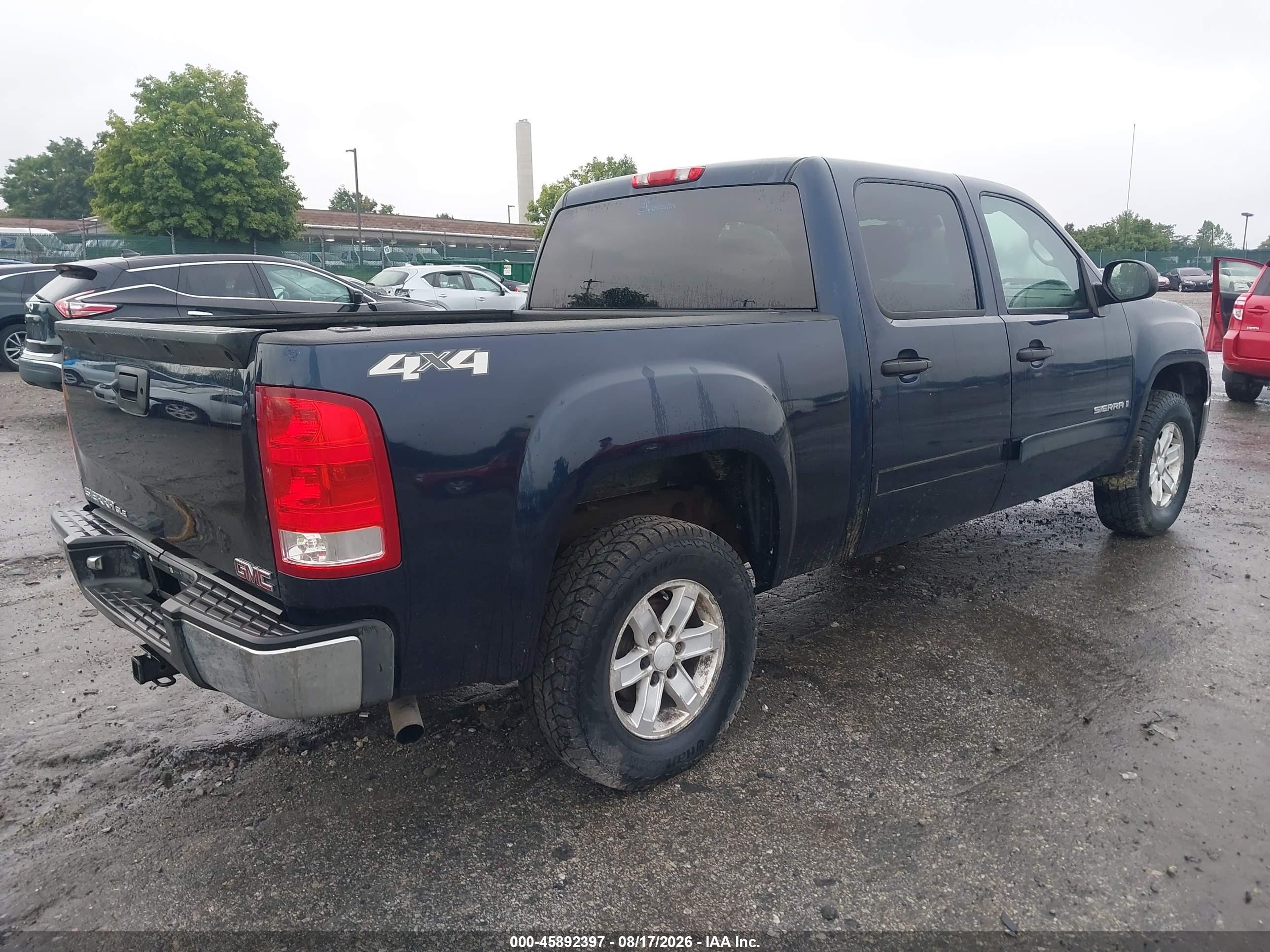 2007 Gmc Sierra 1500 Sle1 Blue vin: 2GTEK13M771593083