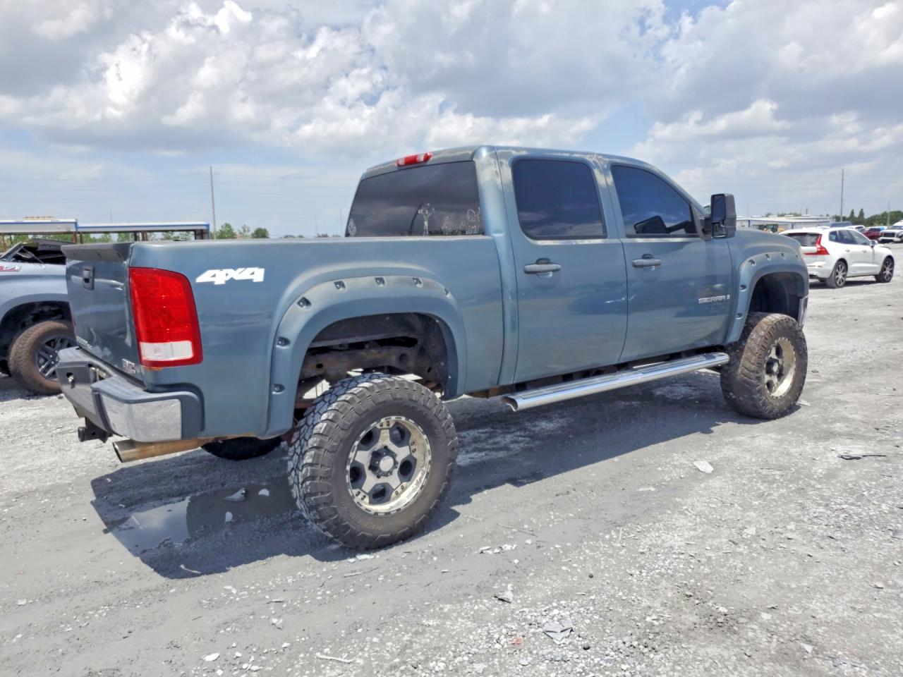 2008 Gmc Sierra K1500 Blue vin: 2GTEK13M781124237