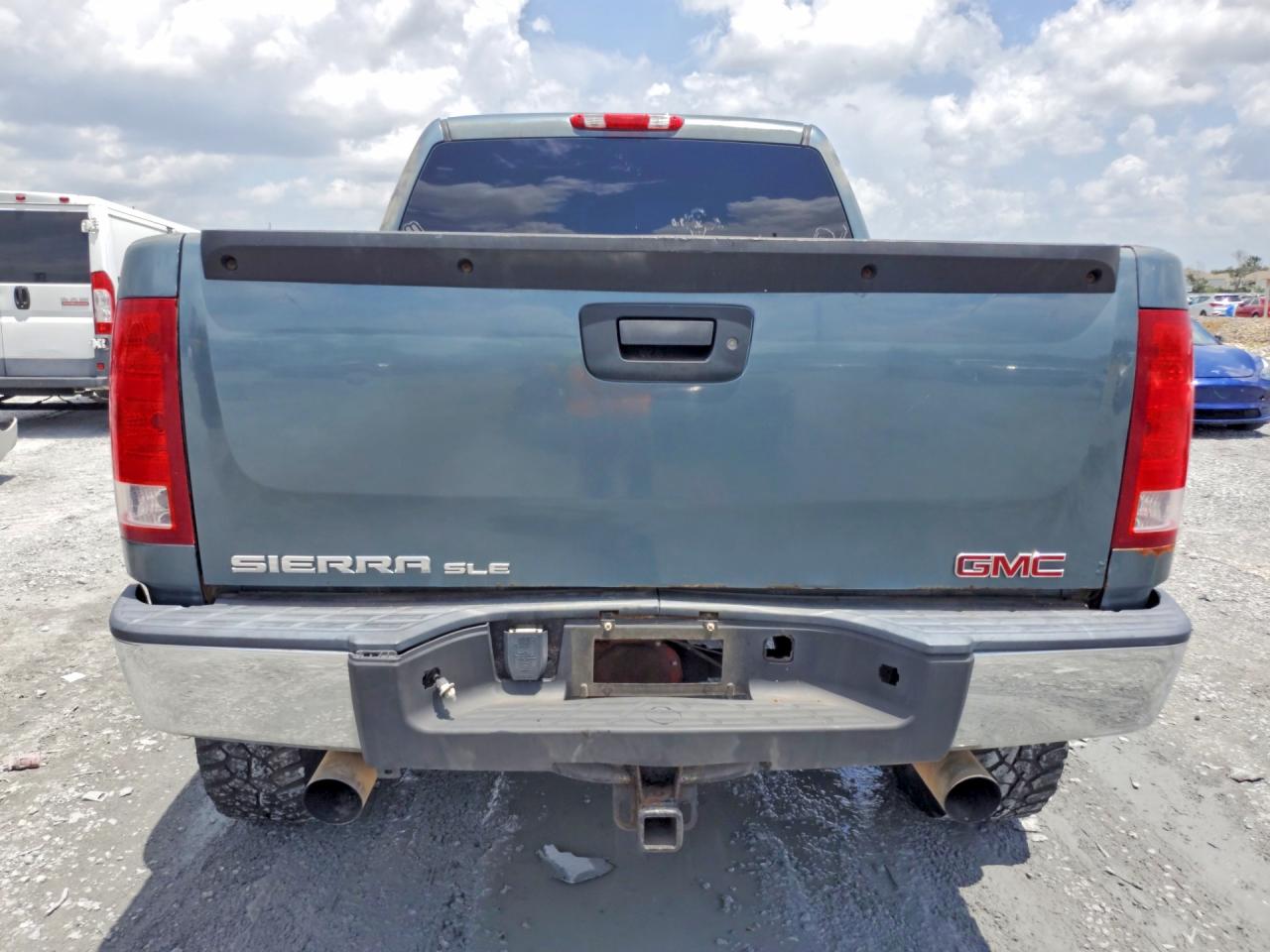 2008 Gmc Sierra K1500 Blue vin: 2GTEK13M781124237