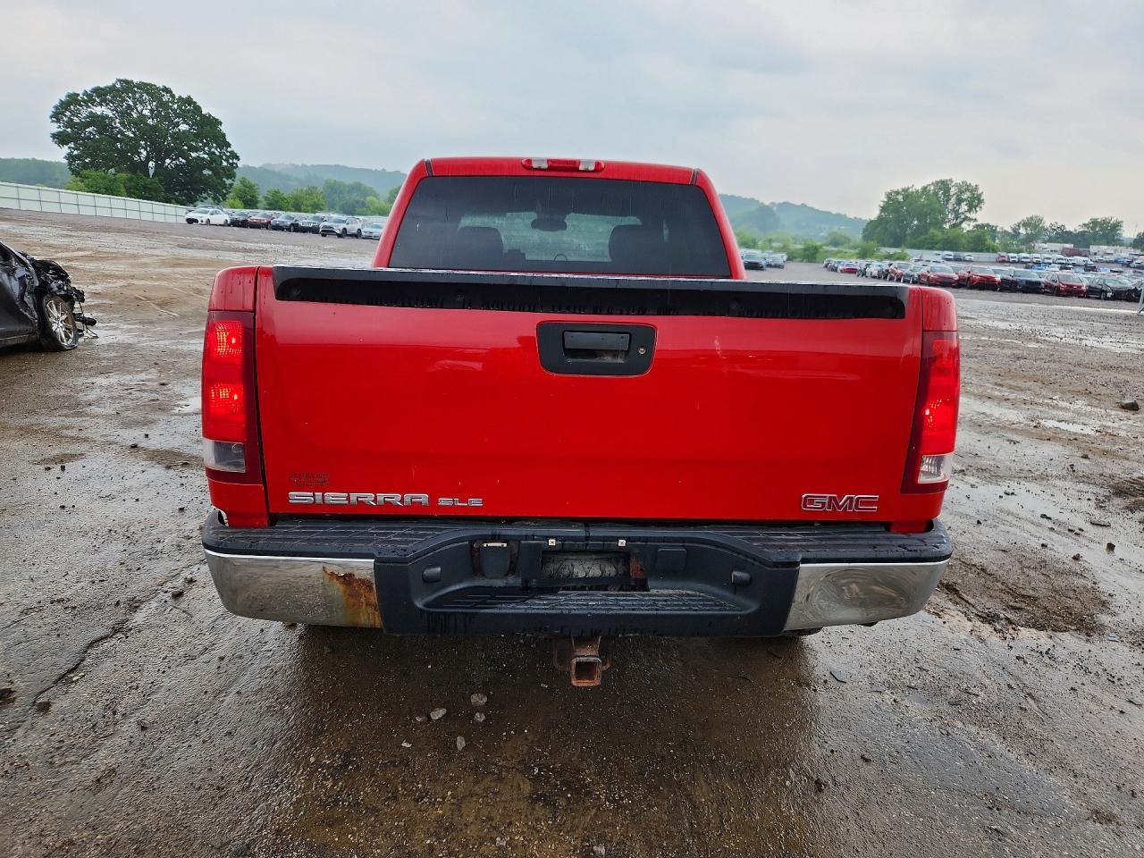 2007 Gmc New Sierra K1500 Red vin: 2GTEK13M871564854