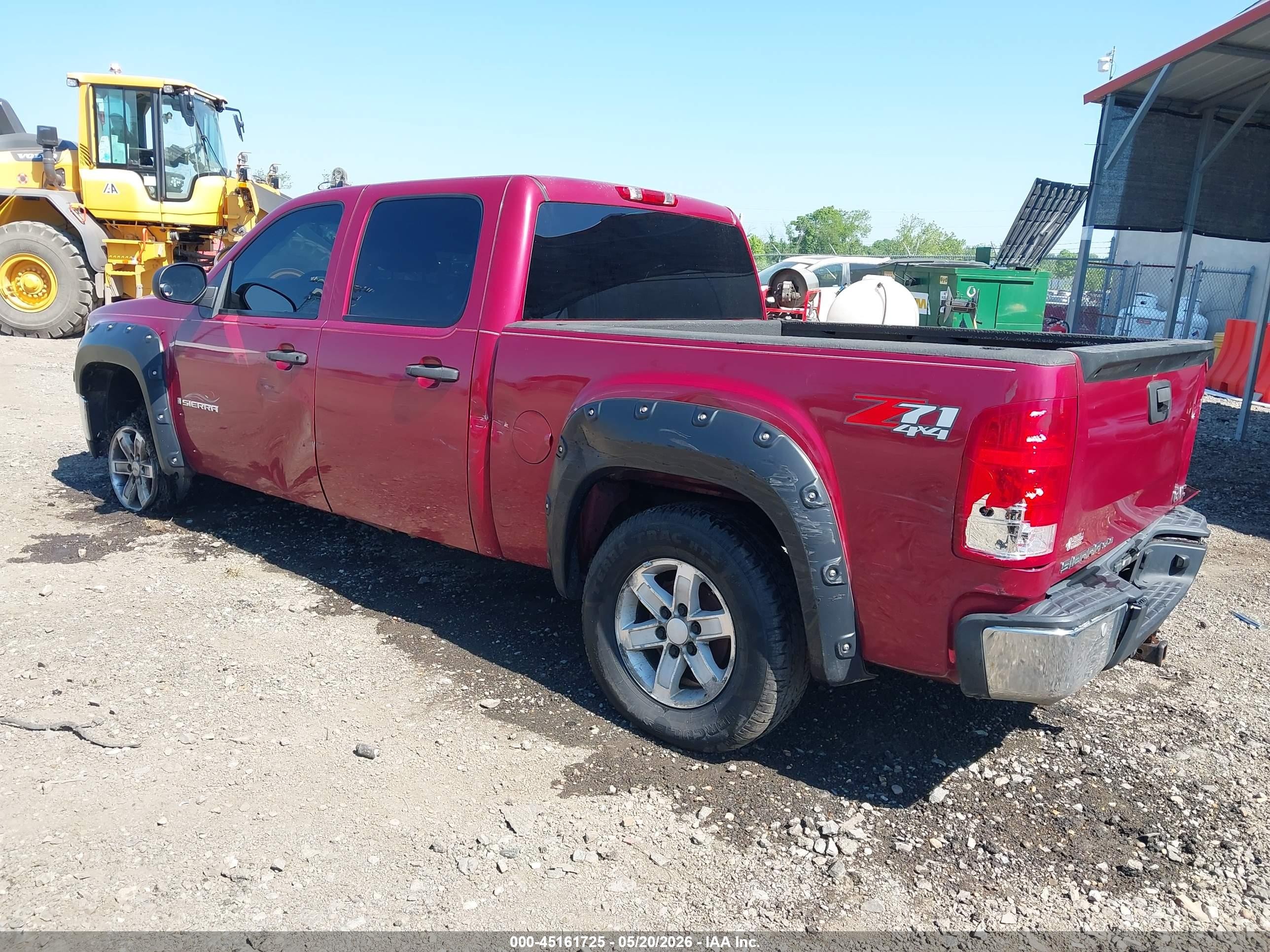 2007 Gmc Sierra 1500 Sle1 Burgundy vin: 2GTEK13M971585082