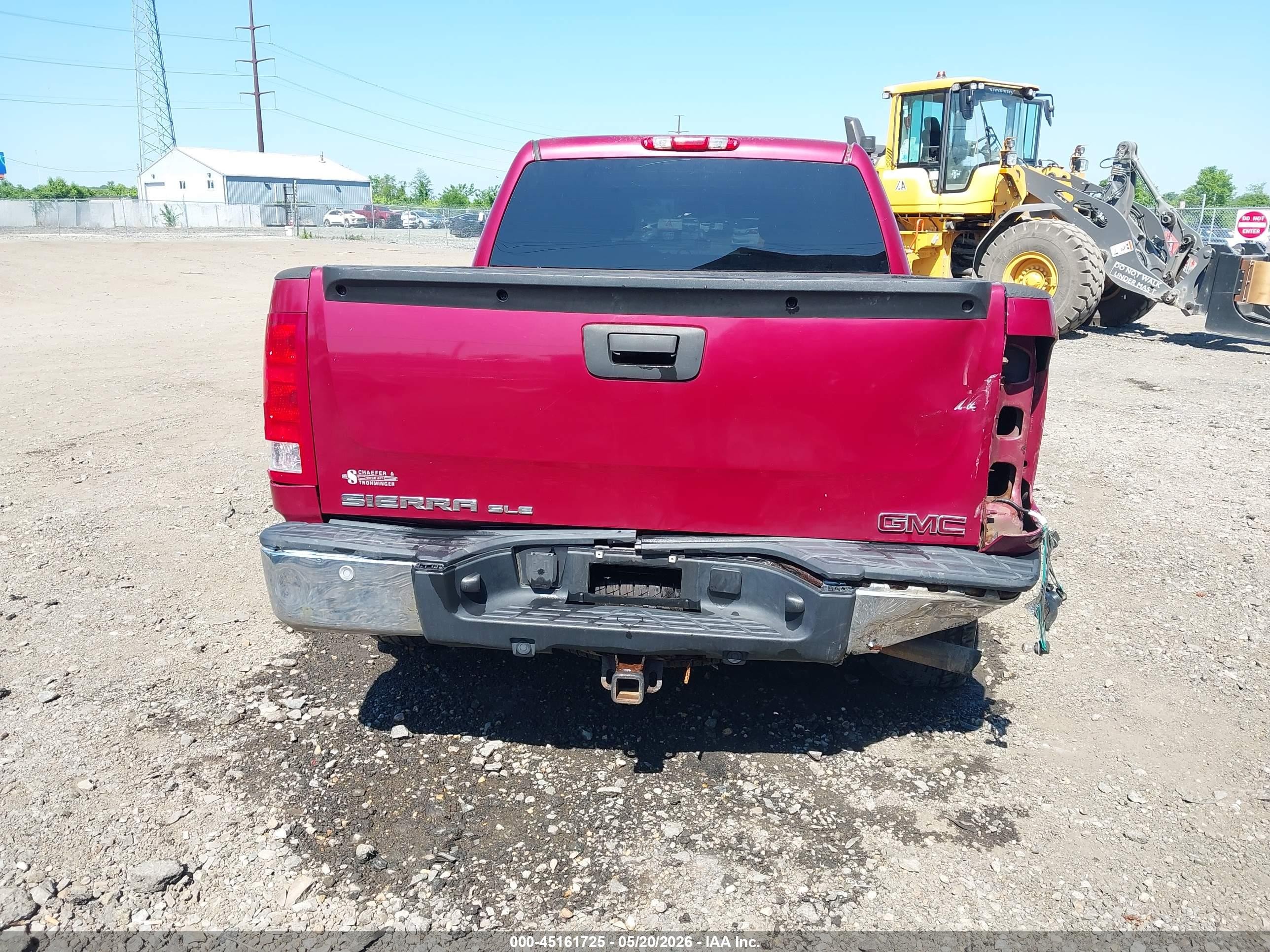2007 Gmc Sierra 1500 Sle1 Burgundy vin: 2GTEK13M971585082