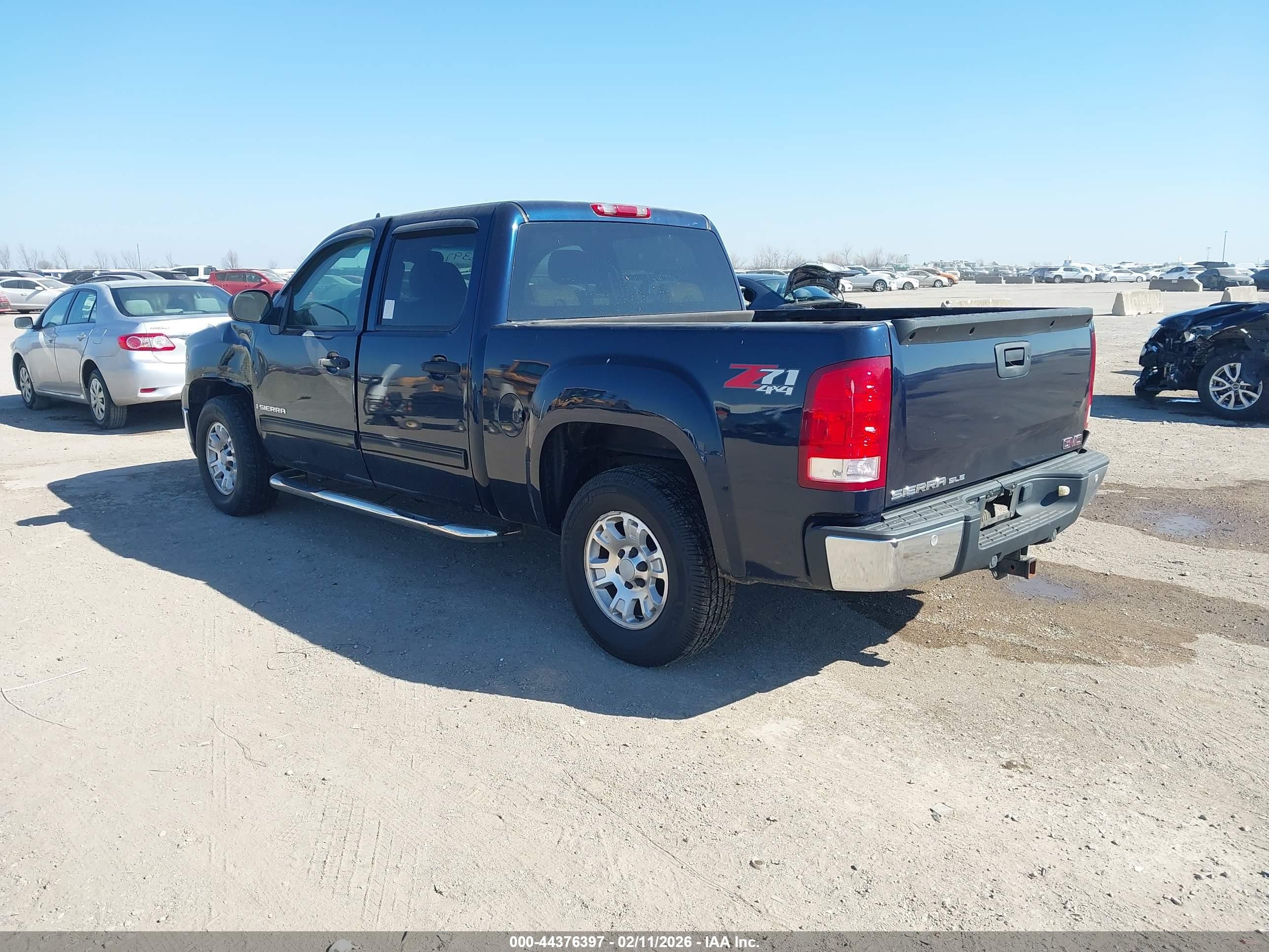 2007 Gmc Sierra 1500 Sle2 Blue vin: 2GTEK13M971619425