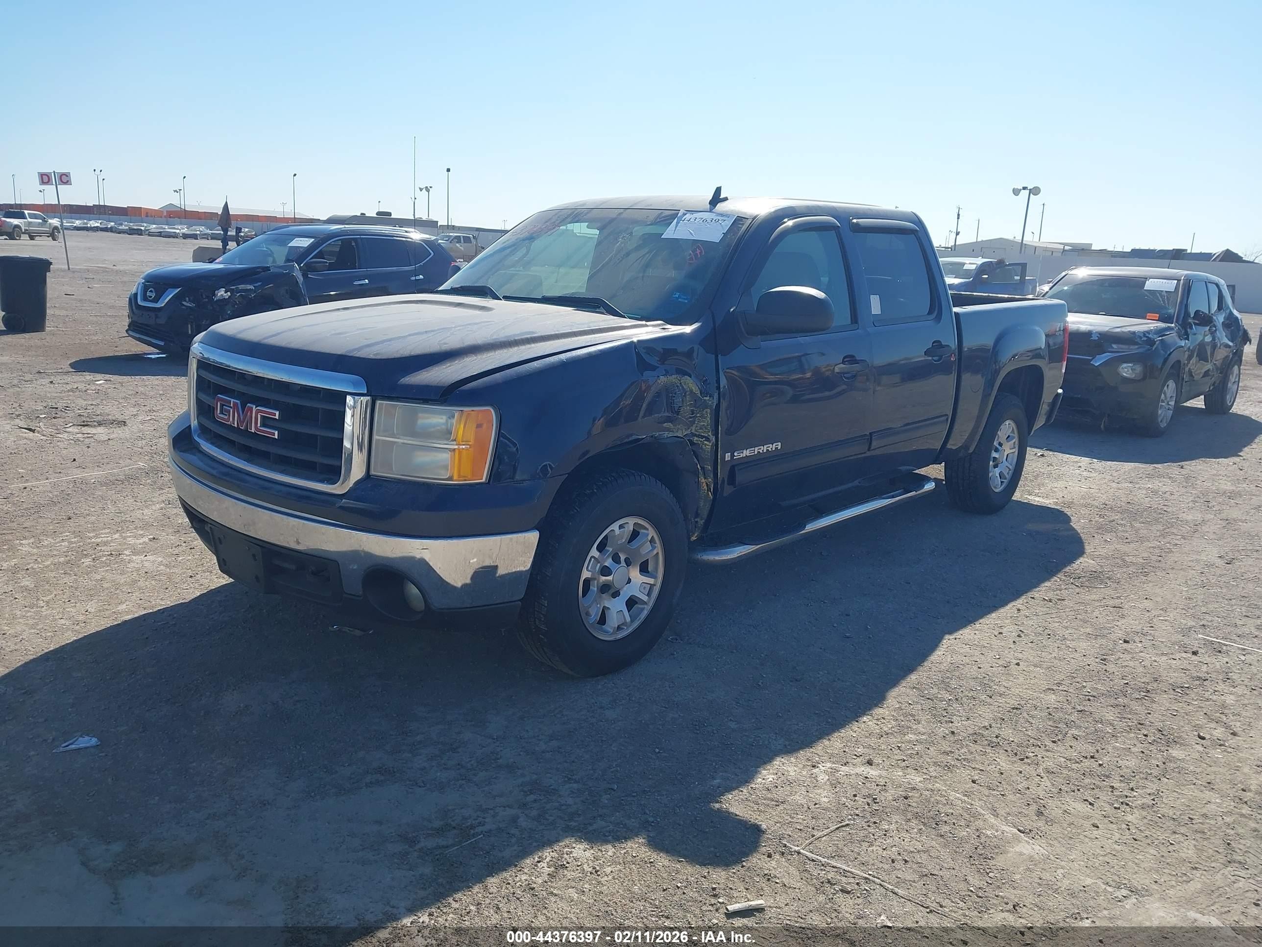 2007 Gmc Sierra 1500 Sle2 Blue vin: 2GTEK13M971619425