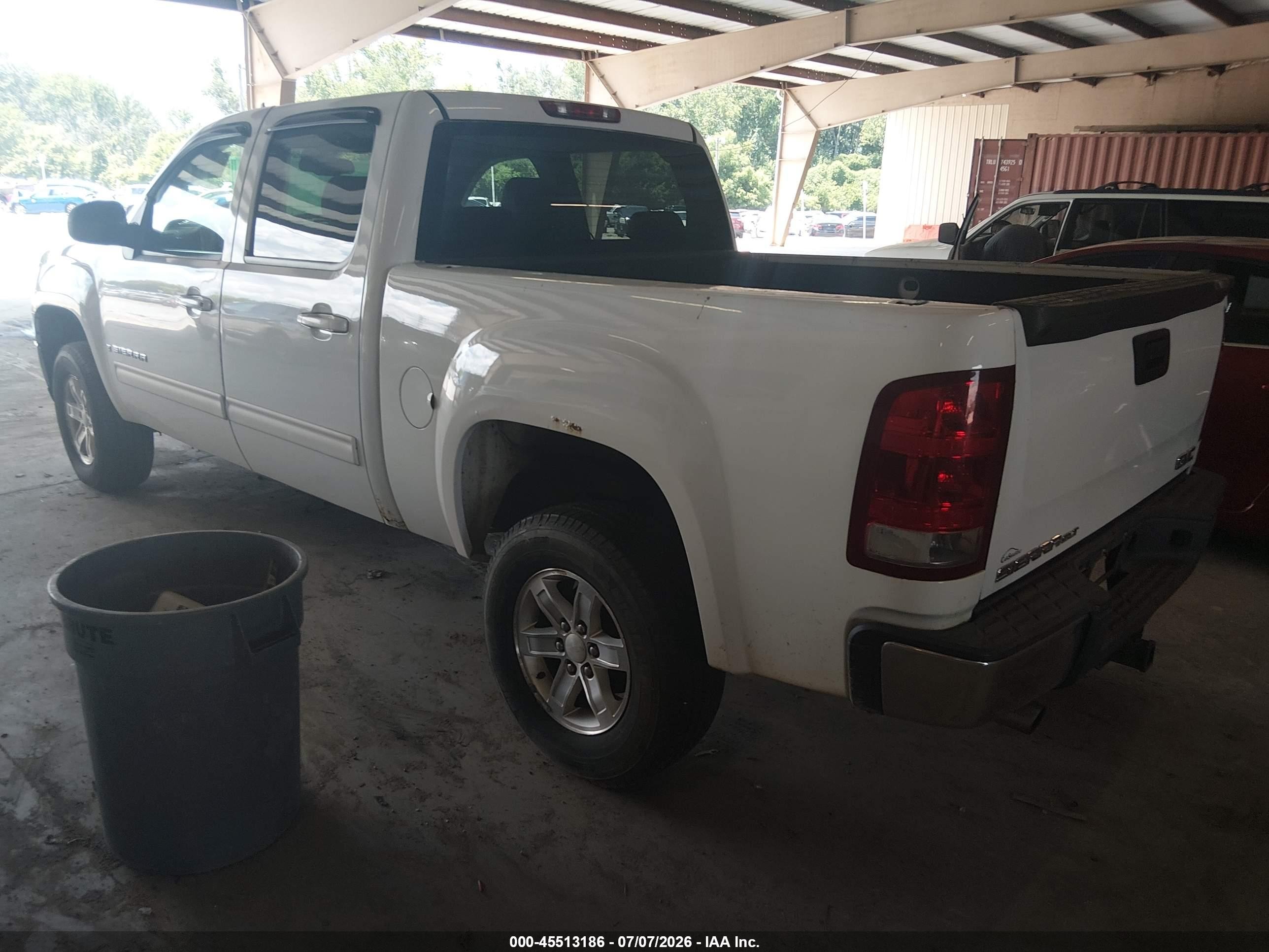 2008 Gmc Sierra 1500 Slt White vin: 2GTEK13M981146322