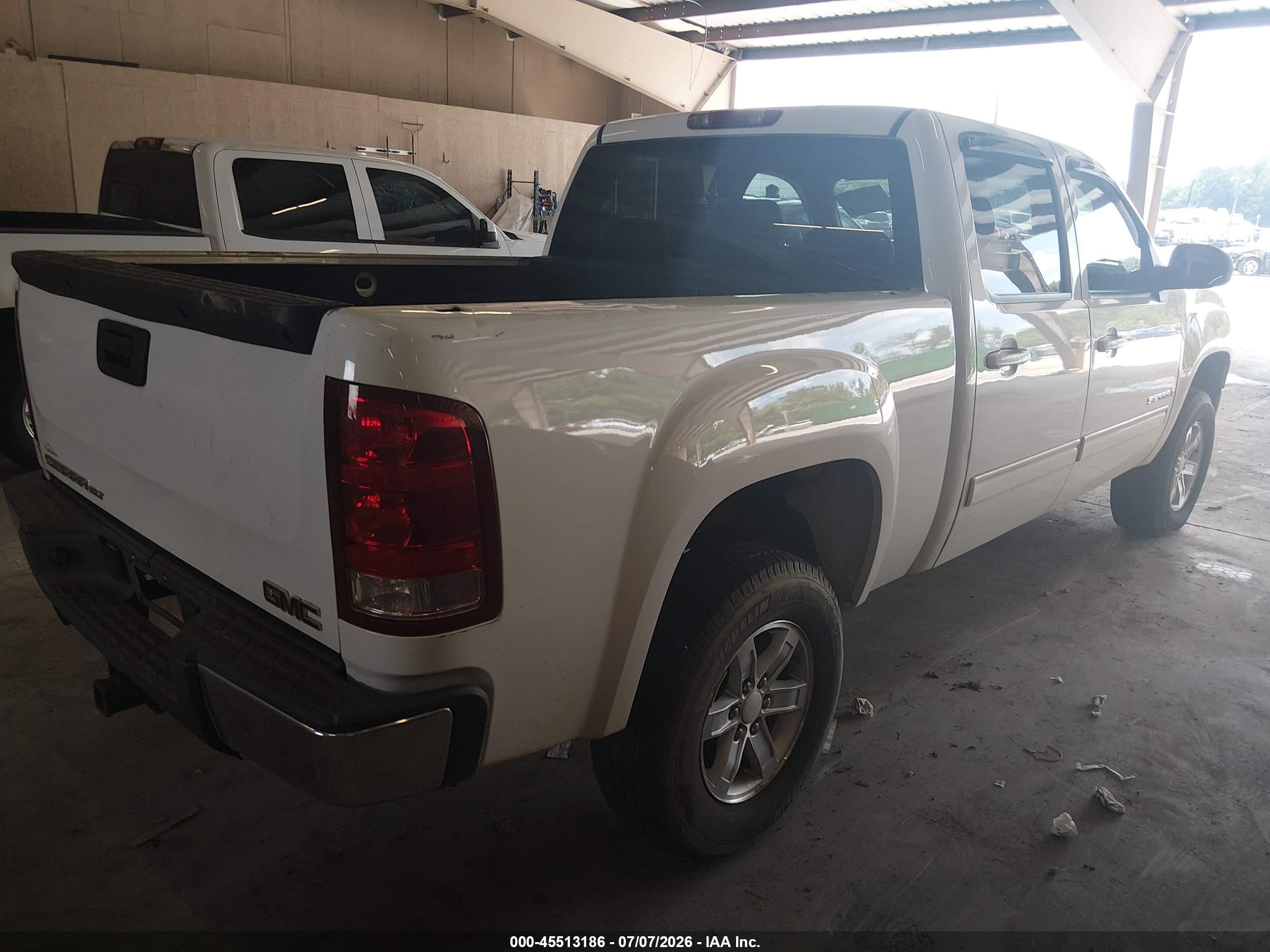 2008 Gmc Sierra 1500 Slt White vin: 2GTEK13M981146322
