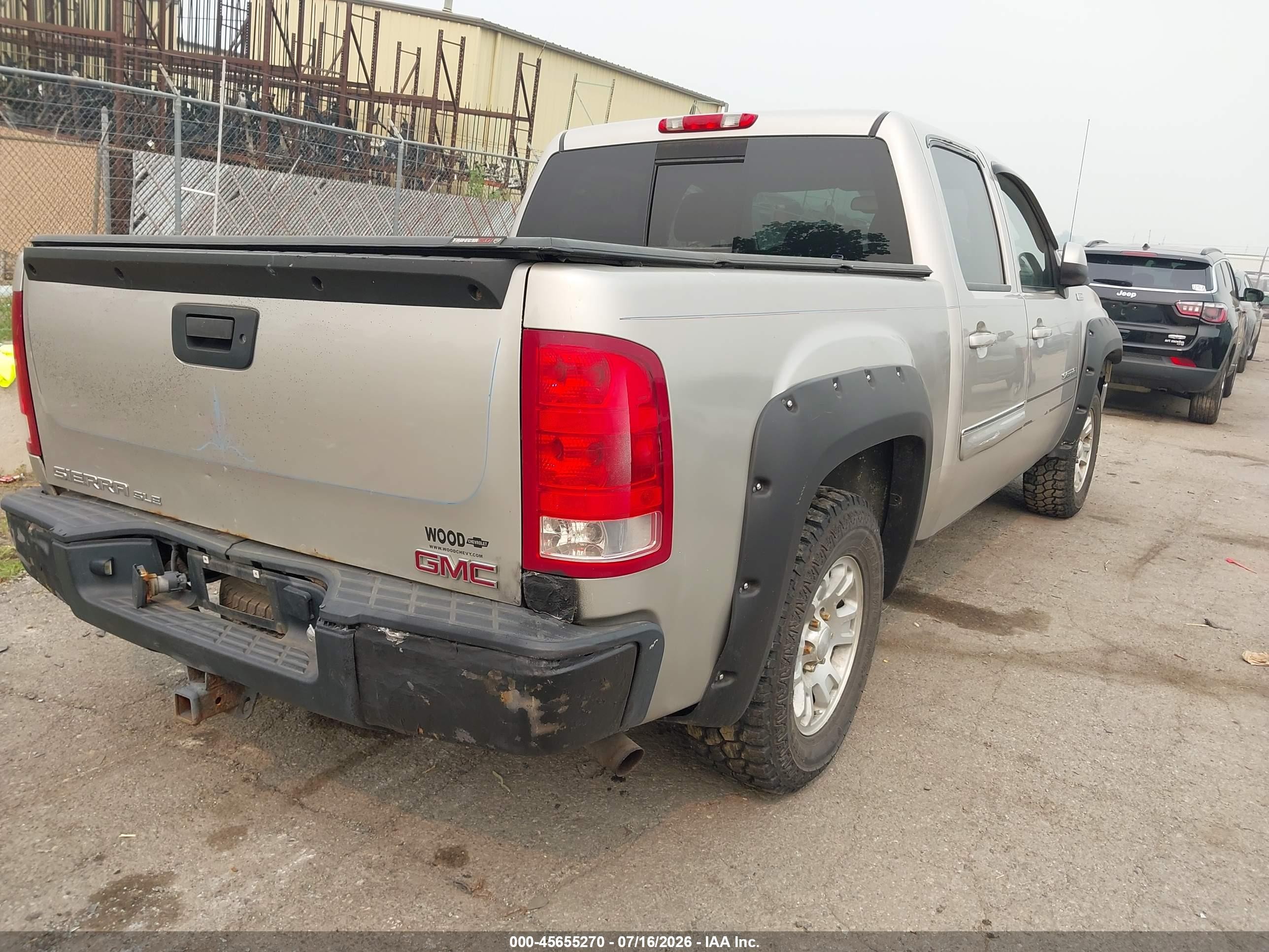 2008 Gmc Sierra 1500 Sle2 Gold vin: 2GTEK13M981175447