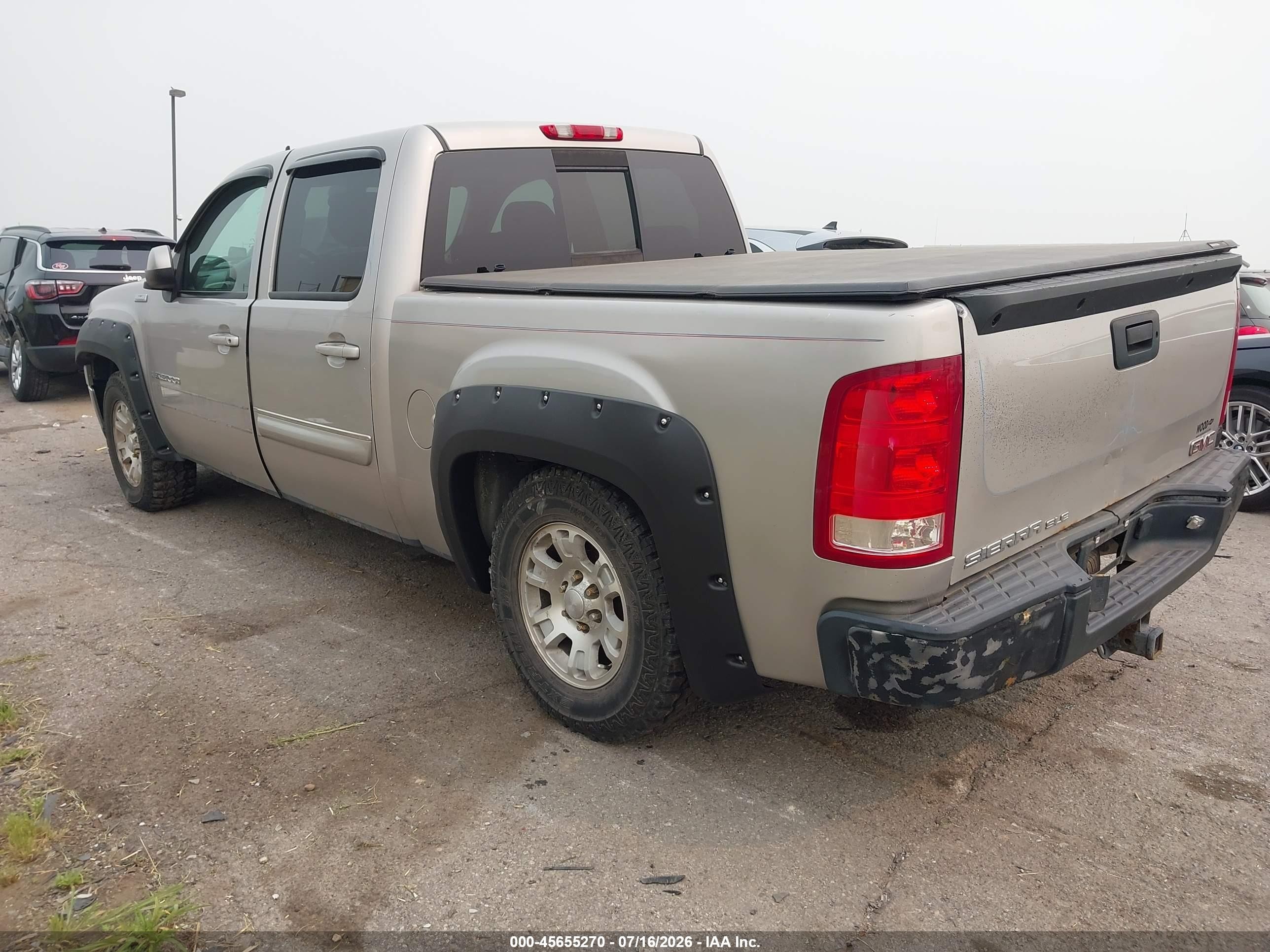 2008 Gmc Sierra 1500 Sle2 Gold vin: 2GTEK13M981175447