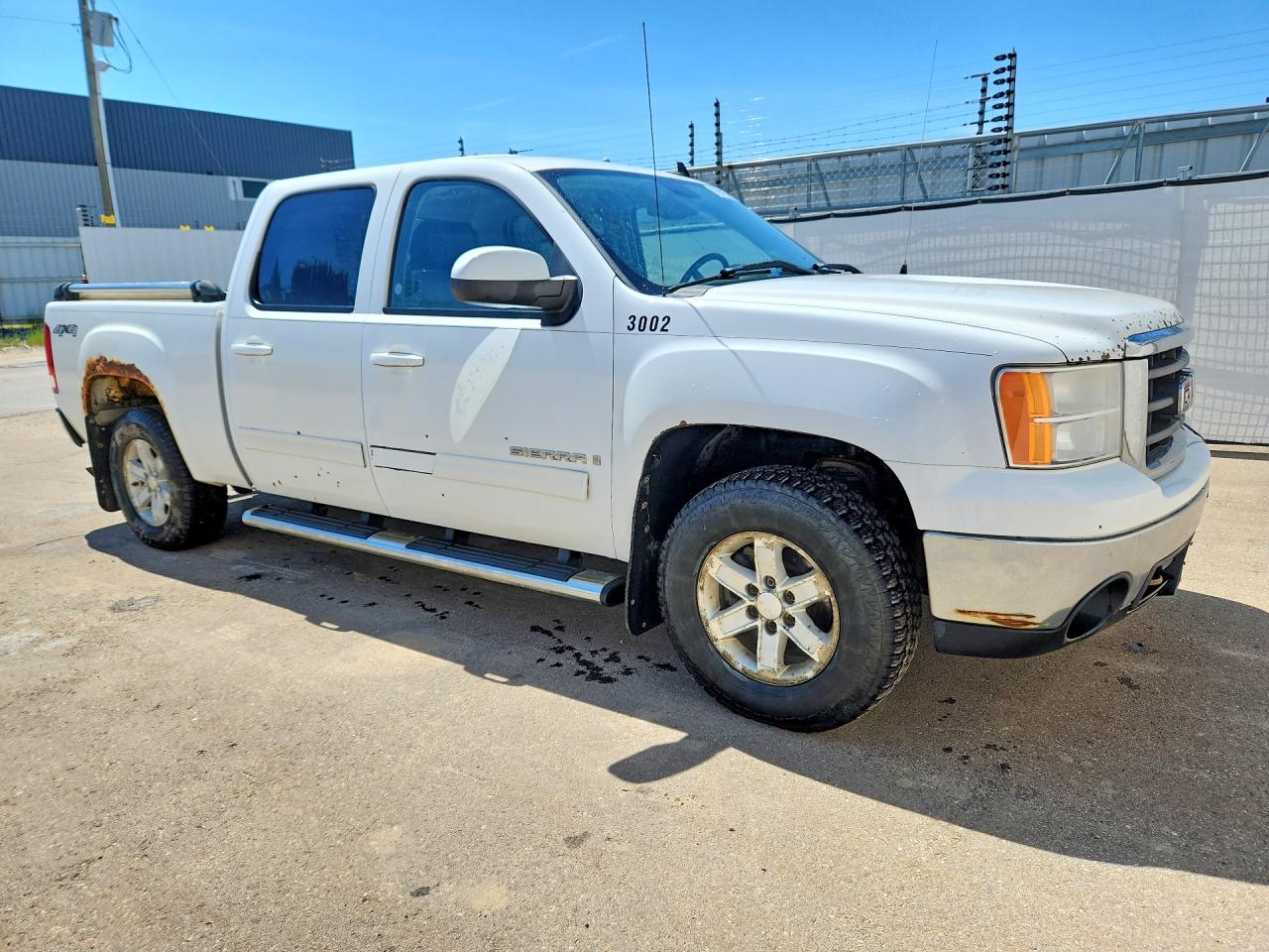 2008 Gmc Sierra K1500 White vin: 2GTEK13M981227790