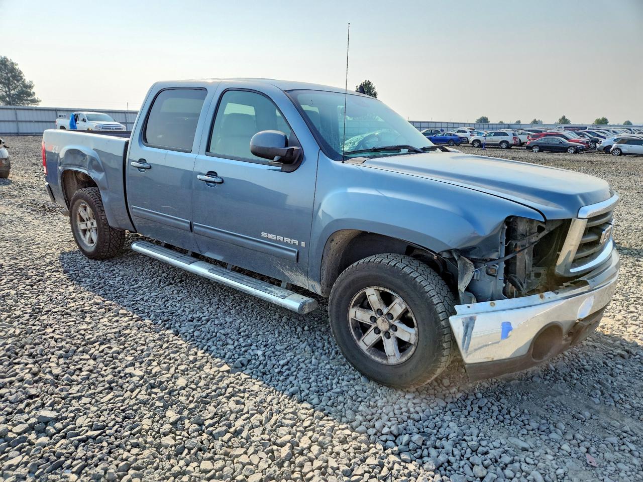 2007 Gmc New Sierra K1500 Blue vin: 2GTEK13MX71541706