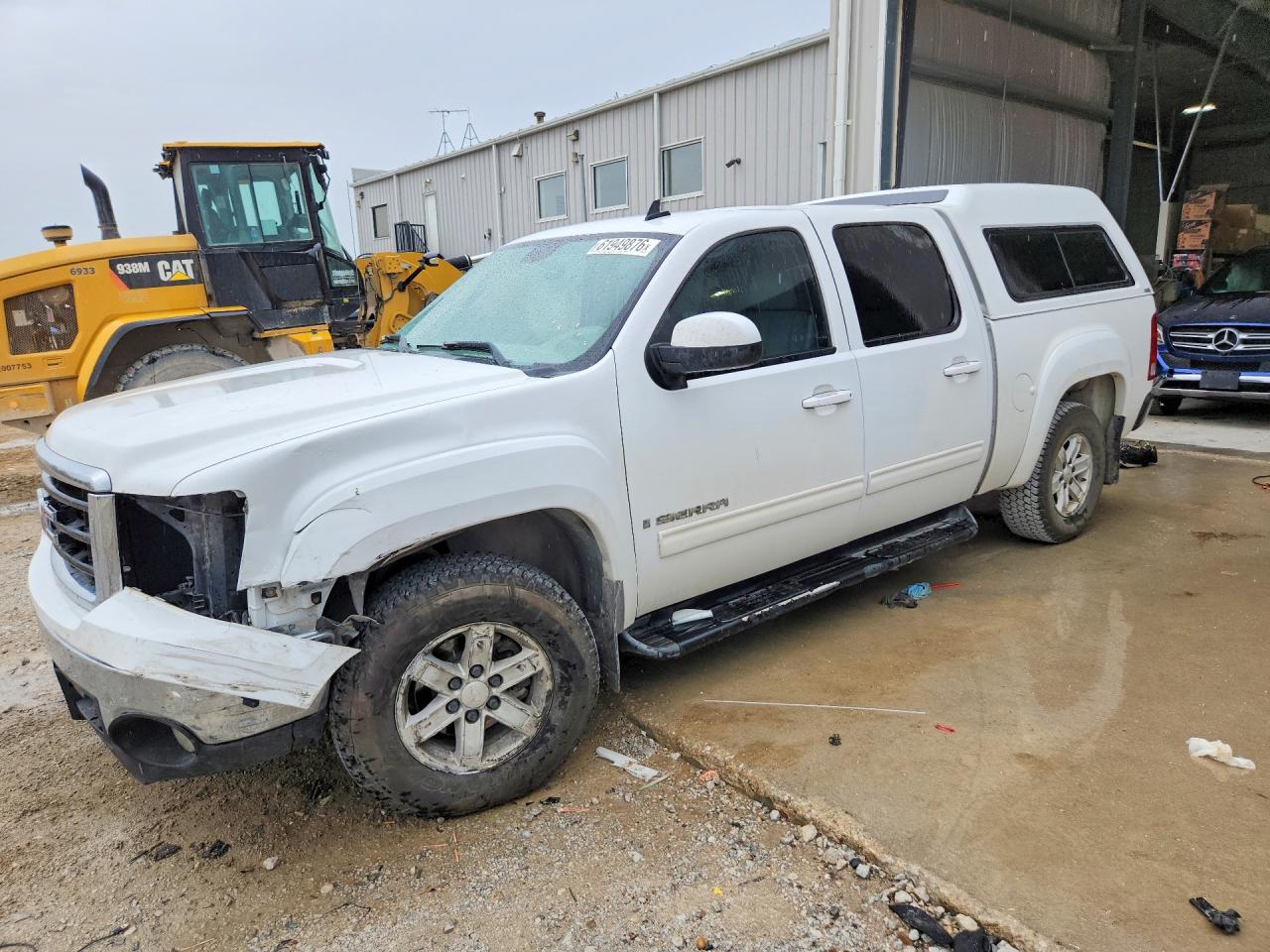2007 Gmc New Sierra K1500 White vin: 2GTEK13MX71548025