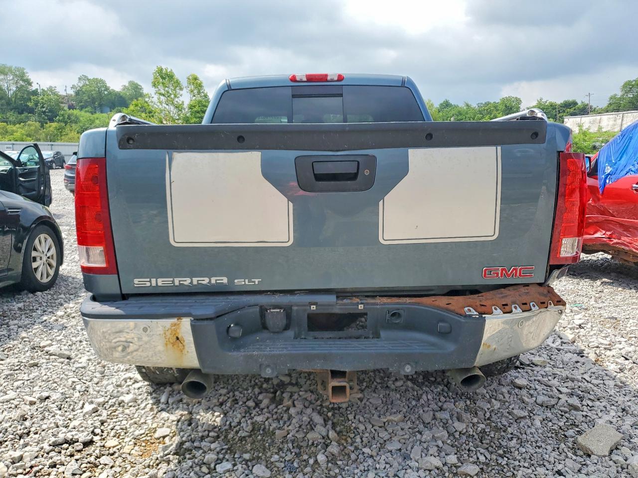 2007 Gmc New Sierra K1500 Blue vin: 2GTEK13MX71561809