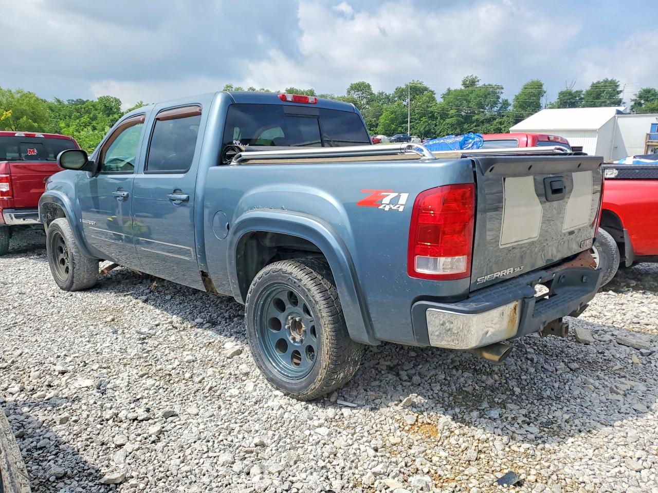 2007 Gmc New Sierra K1500 Blue vin: 2GTEK13MX71561809