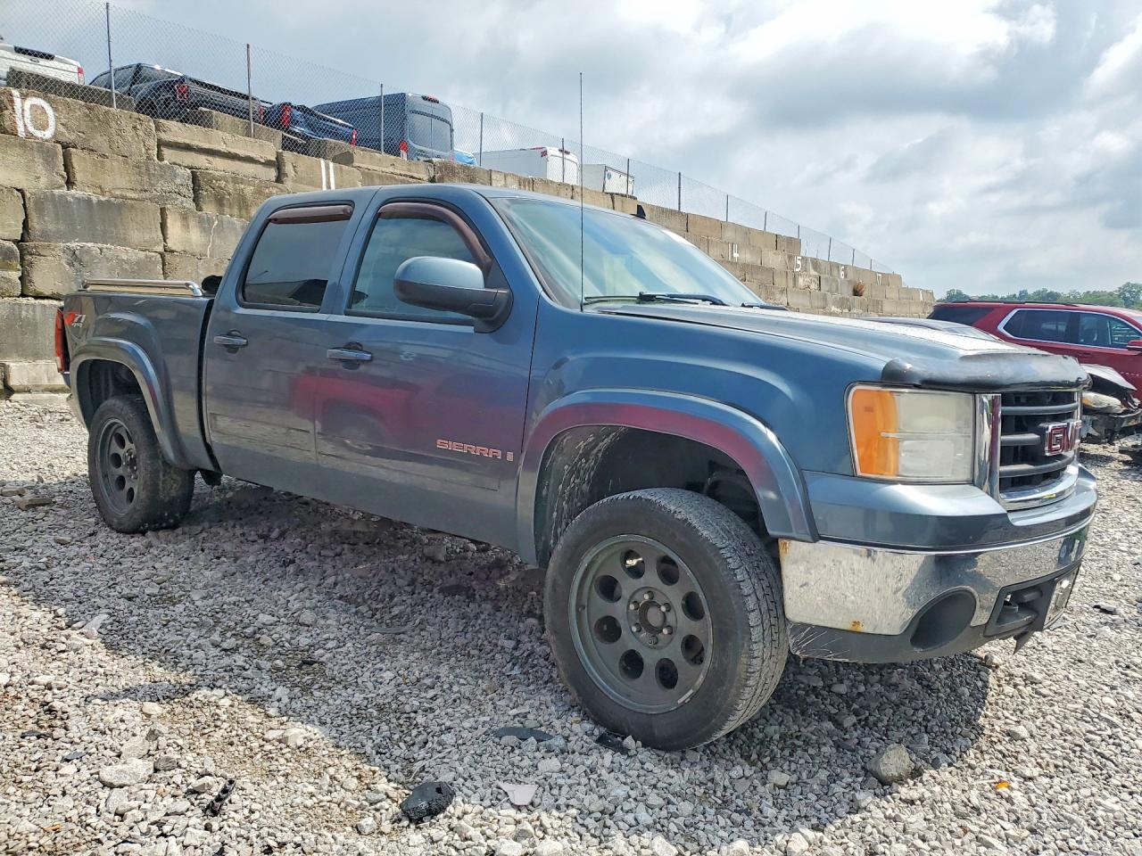 2007 Gmc New Sierra K1500 Blue vin: 2GTEK13MX71561809