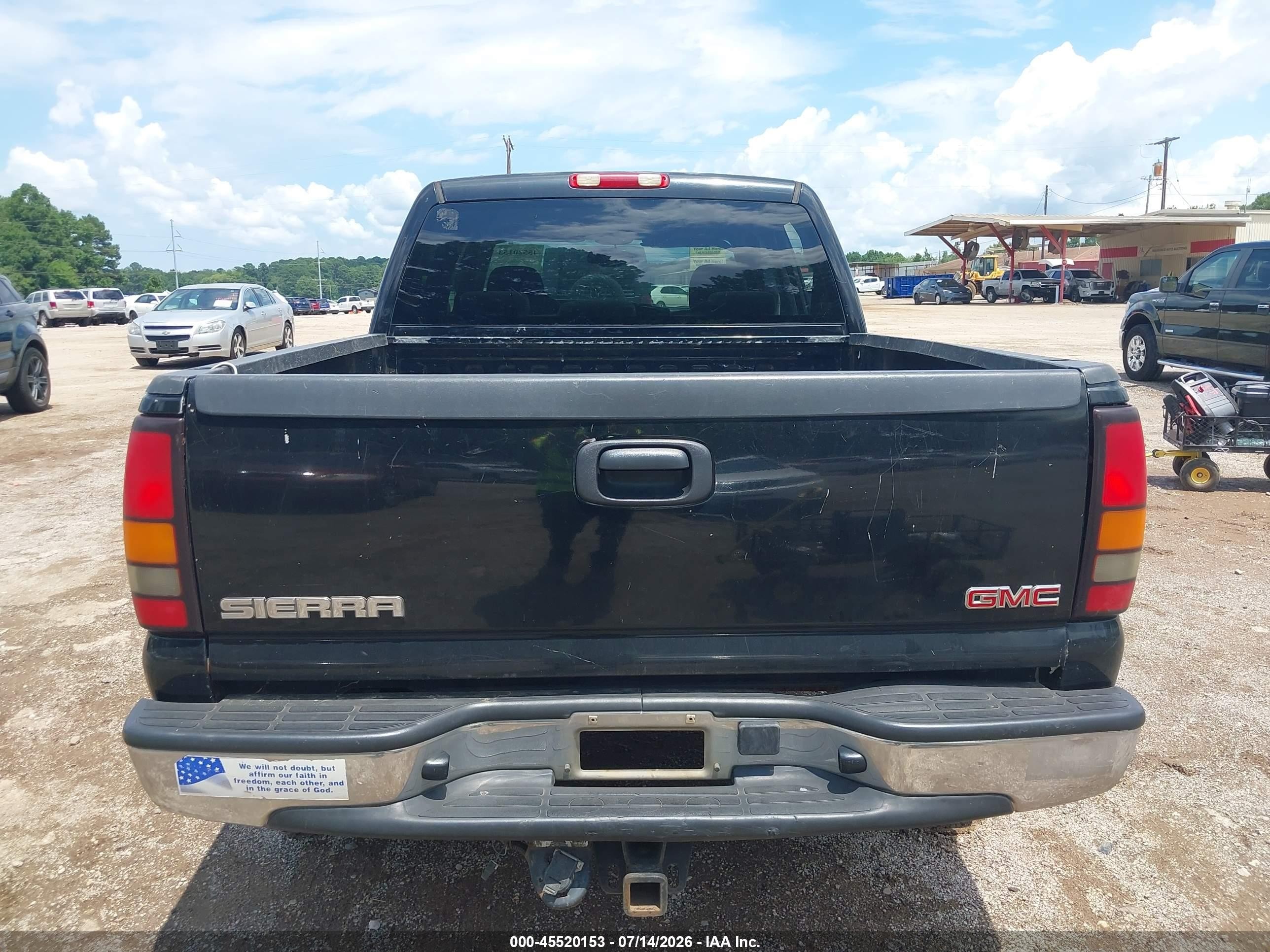 2005 Gmc Sierra 1500 Sle Black vin: 2GTEK13T051194617