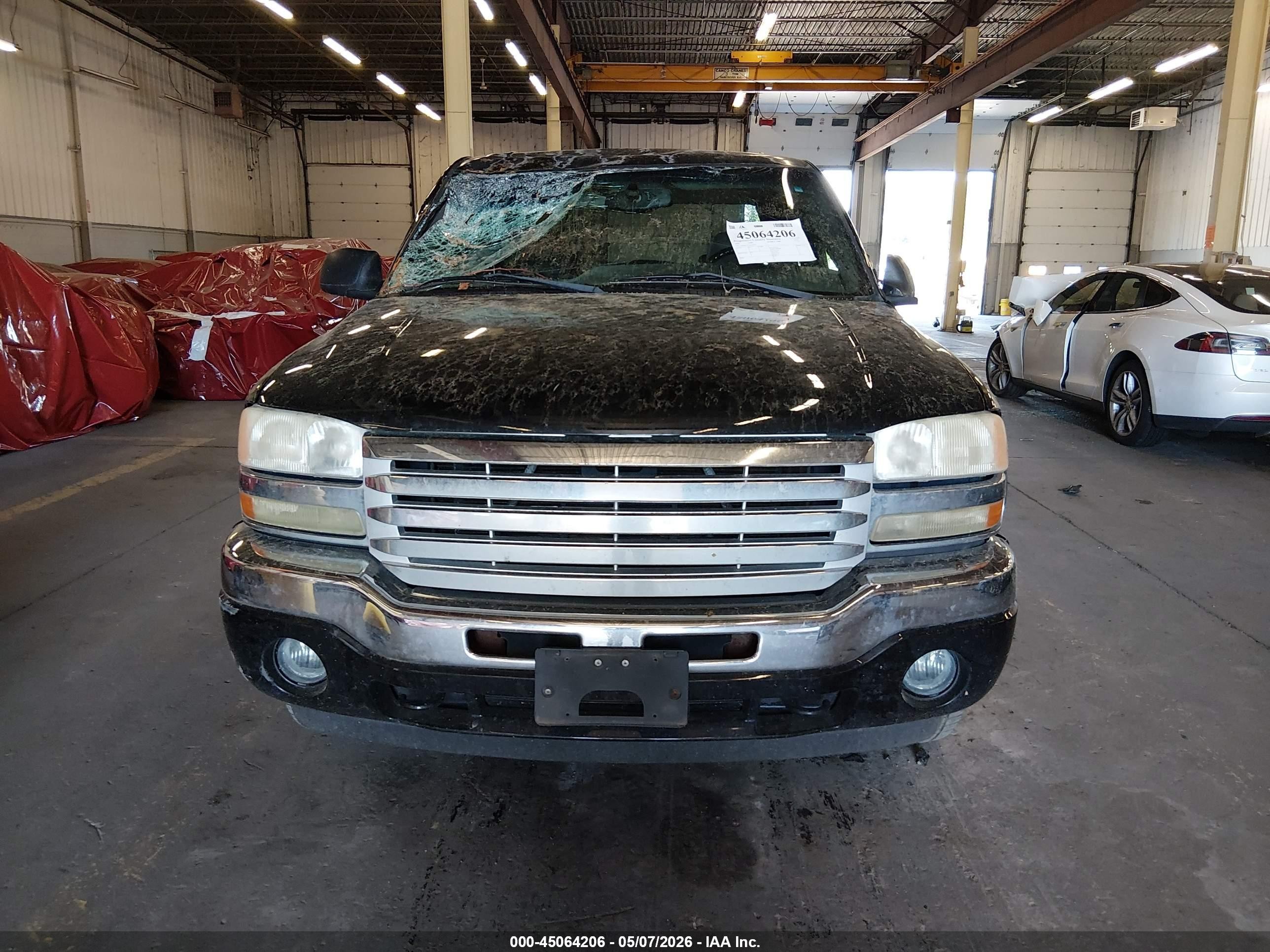 2005 Gmc Sierra 1500 Sle Черный vin: 2GTEK13T051224523