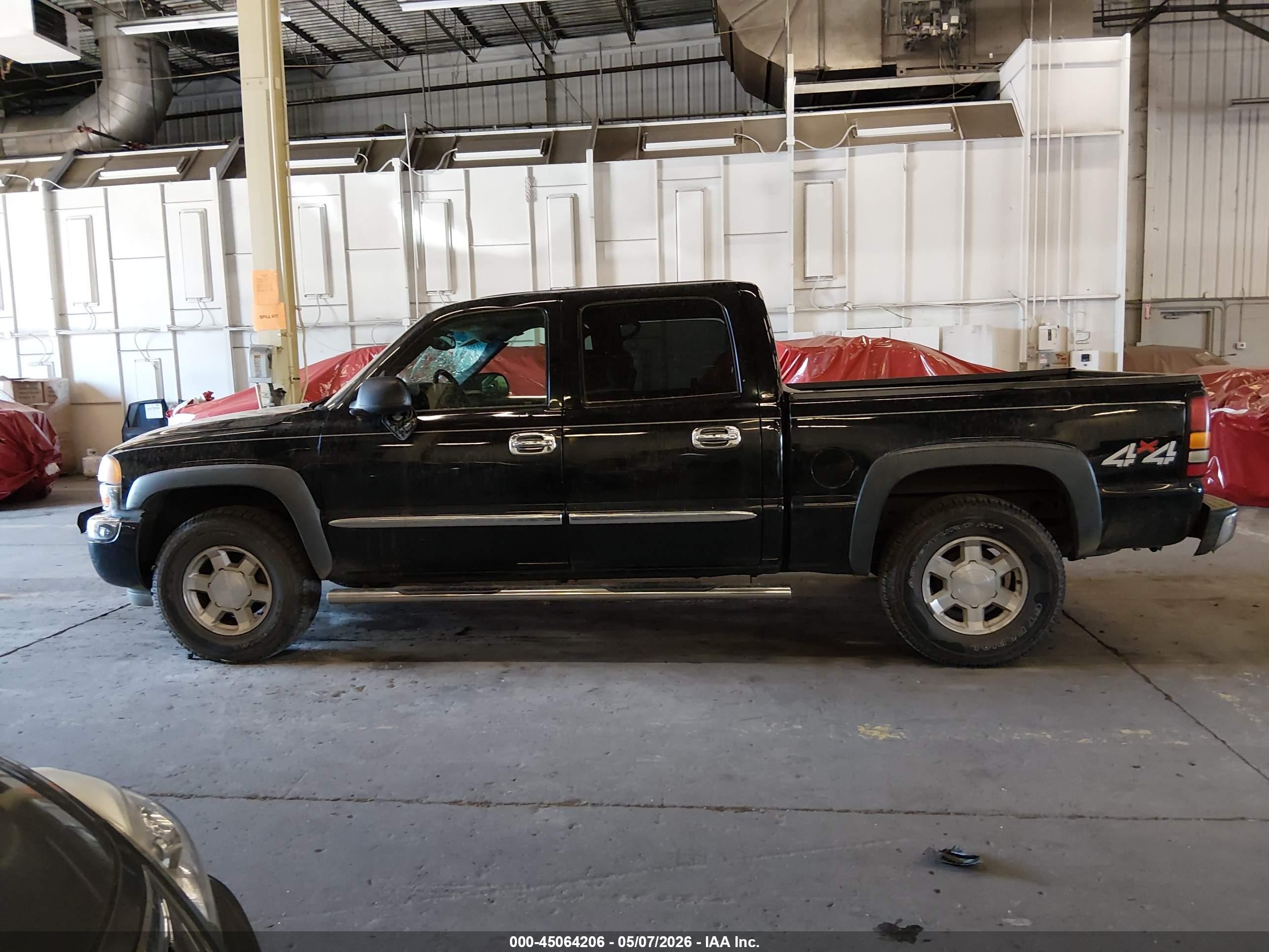 2005 Gmc Sierra 1500 Sle Черный vin: 2GTEK13T051224523