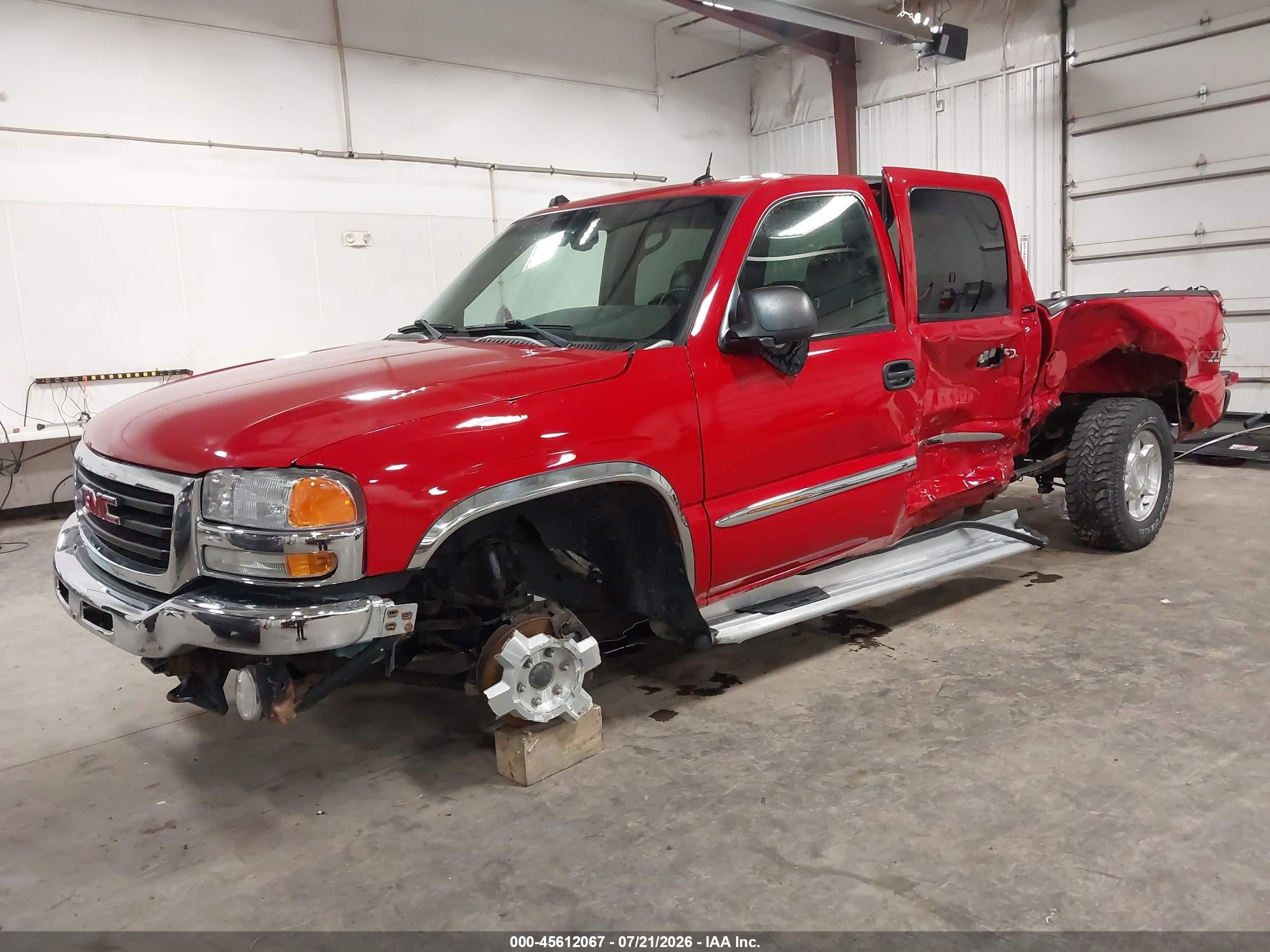 2005 Gmc Sierra 1500 Slt Красный vin: 2GTEK13T051389469
