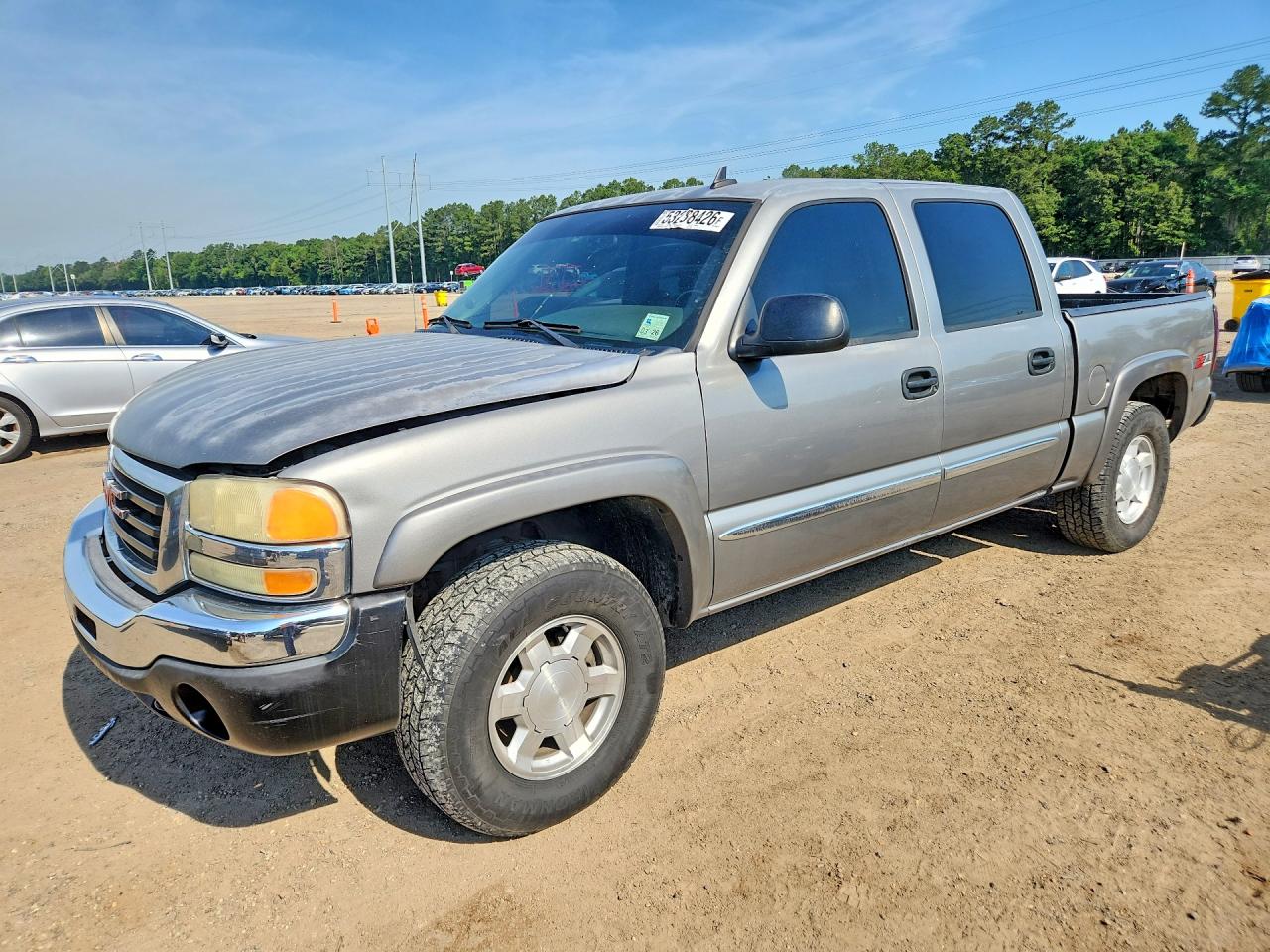 2006 Gmc New Sierra K1500 Gray vin: 2GTEK13T161130510