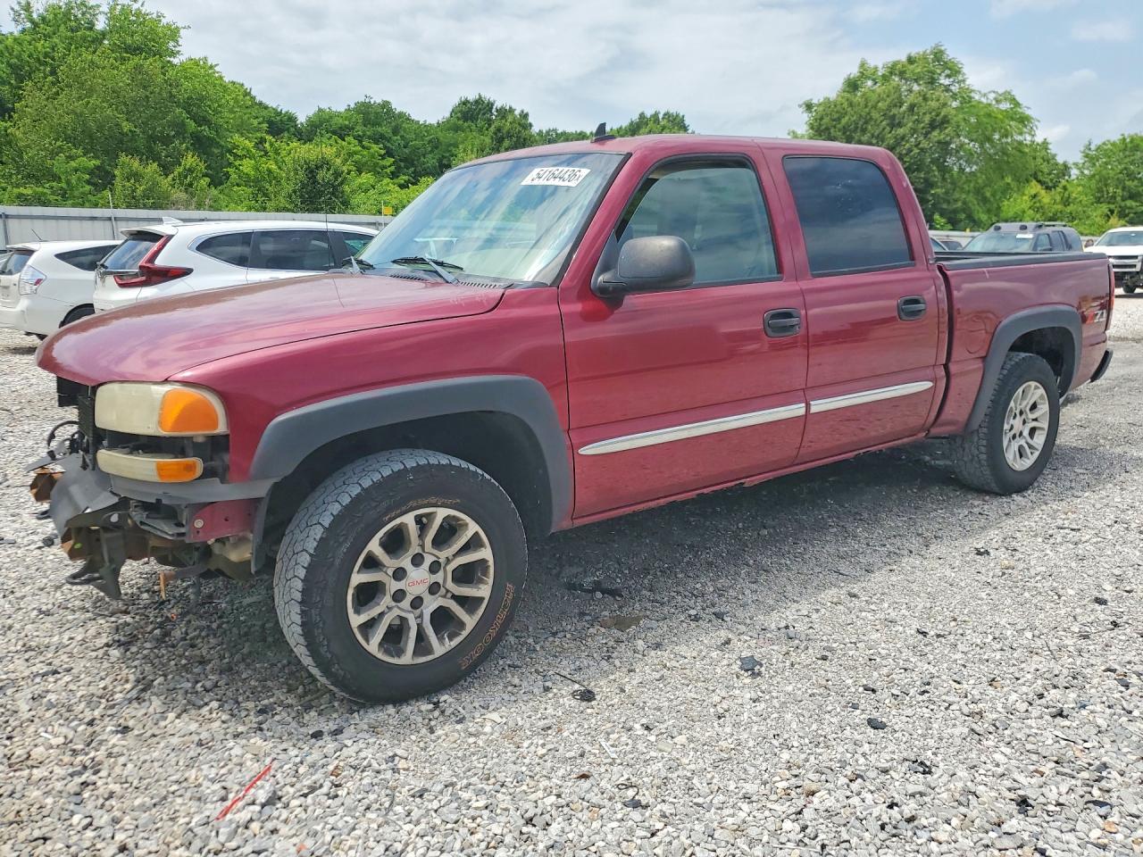 2006 Gmc New Sierra K1500 Красный vin: 2GTEK13T161214908