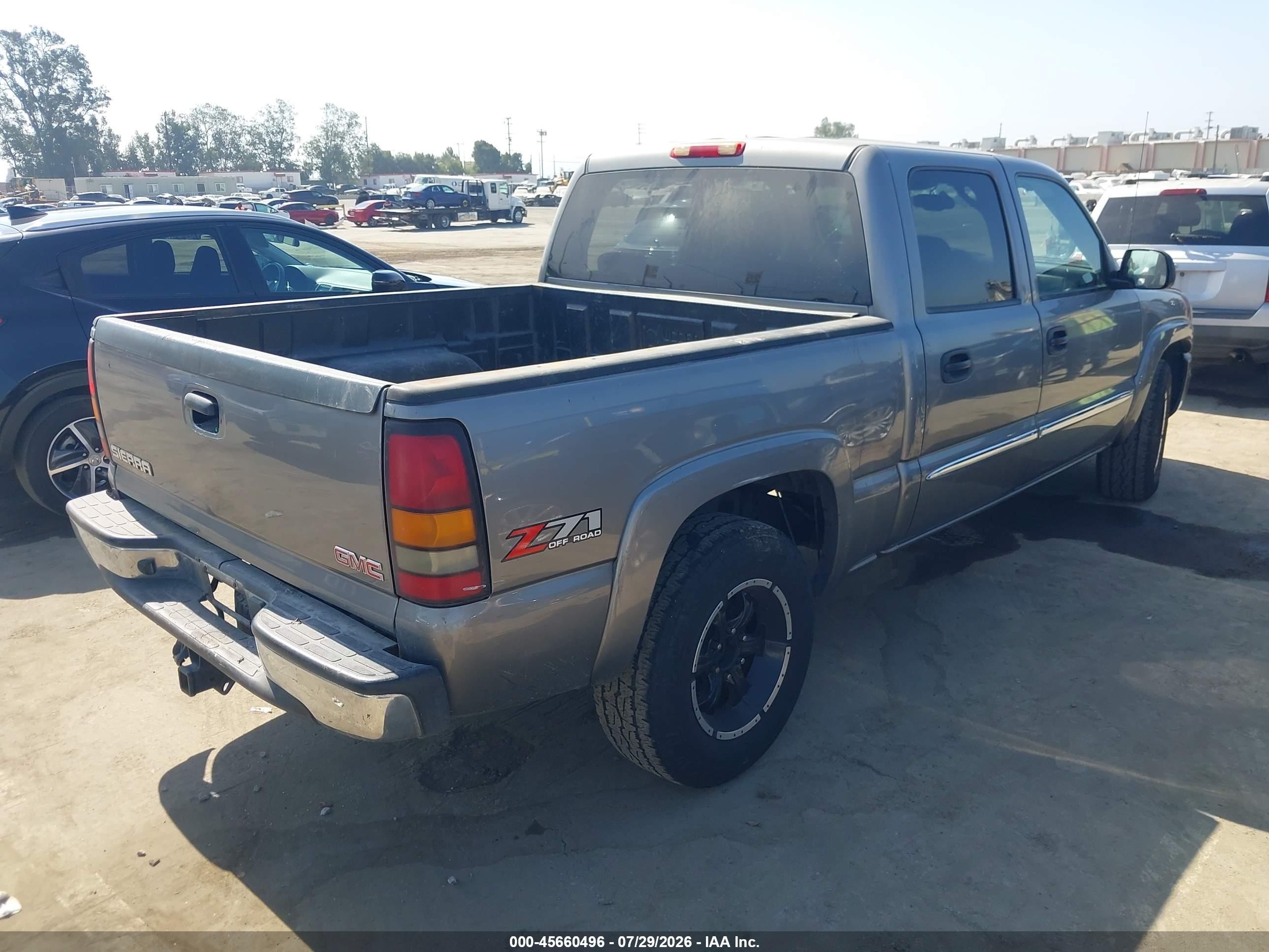 2006 Gmc Sierra 1500 Sle1 Gray vin: 2GTEK13T161251067